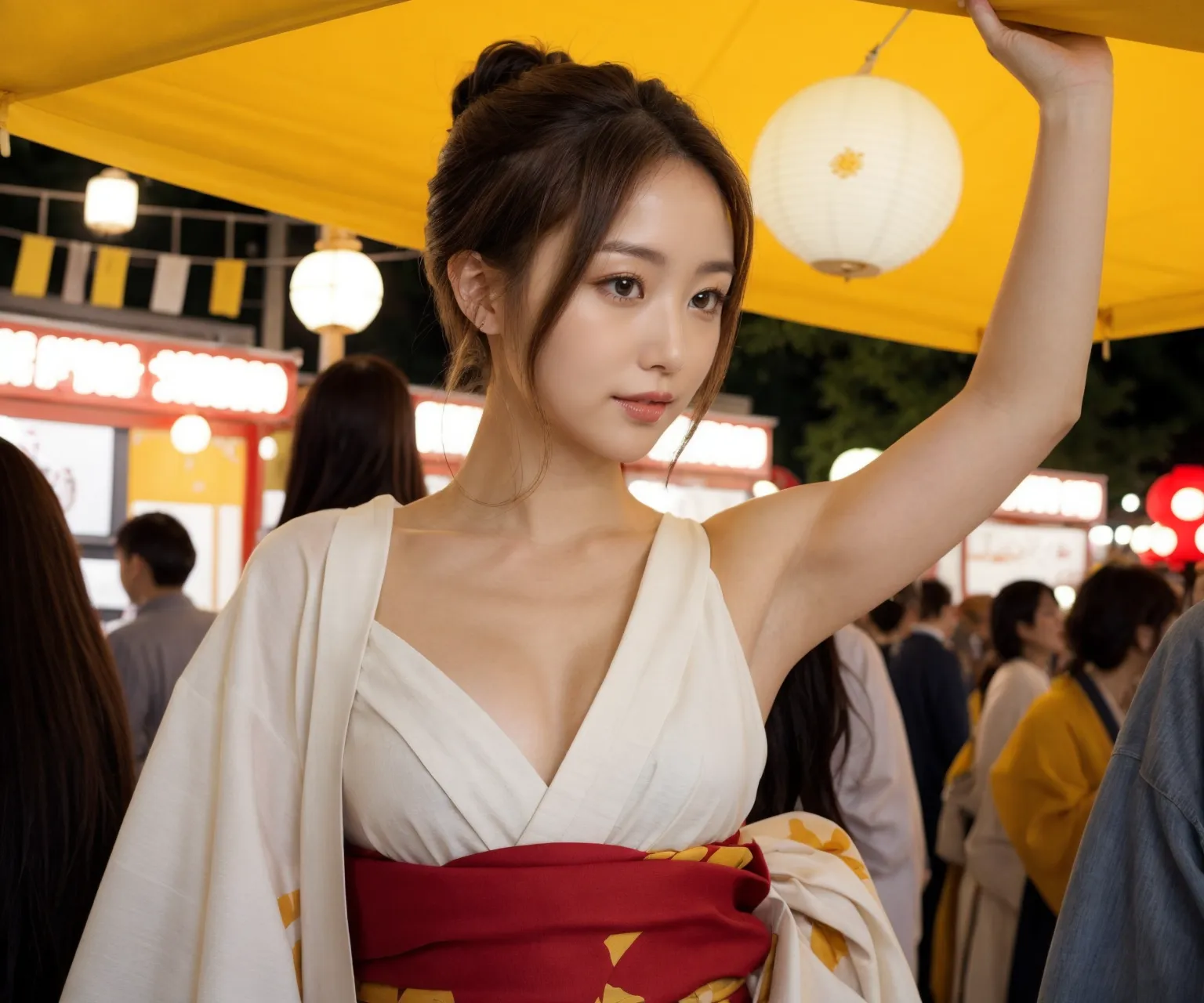 これぞジャパニーズクールビューティ？！控えめおっぱい女性の着物や浴衣姿がエロいAI画像428枚！(7ページ目) 3張圖片