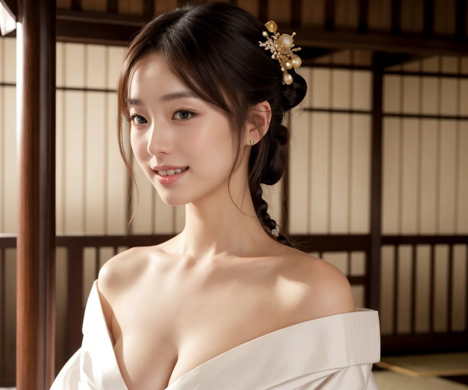 これぞジャパニーズクールビューティ？！控えめおっぱい女性の着物や浴衣姿がエロいAI画像428枚！(7ページ目) 40張圖片