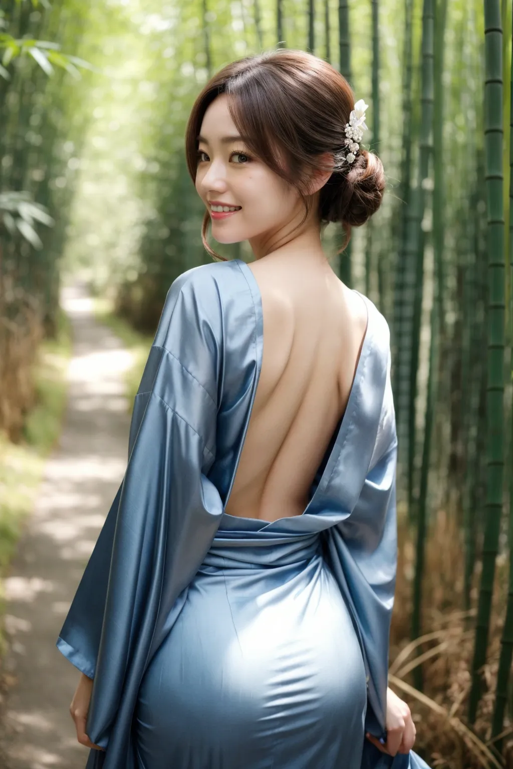 これぞジャパニーズクールビューティ？！控えめおっぱい女性の着物や浴衣姿がエロいAI画像428枚！(9ページ目) 22張圖片