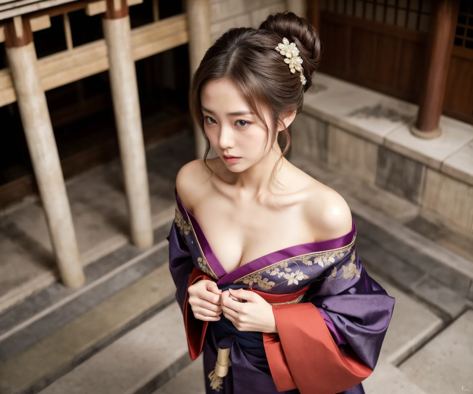これぞジャパニーズクールビューティ？！控えめおっぱい女性の着物や浴衣姿がエロいAI画像428枚！(10ページ目) 8張圖片