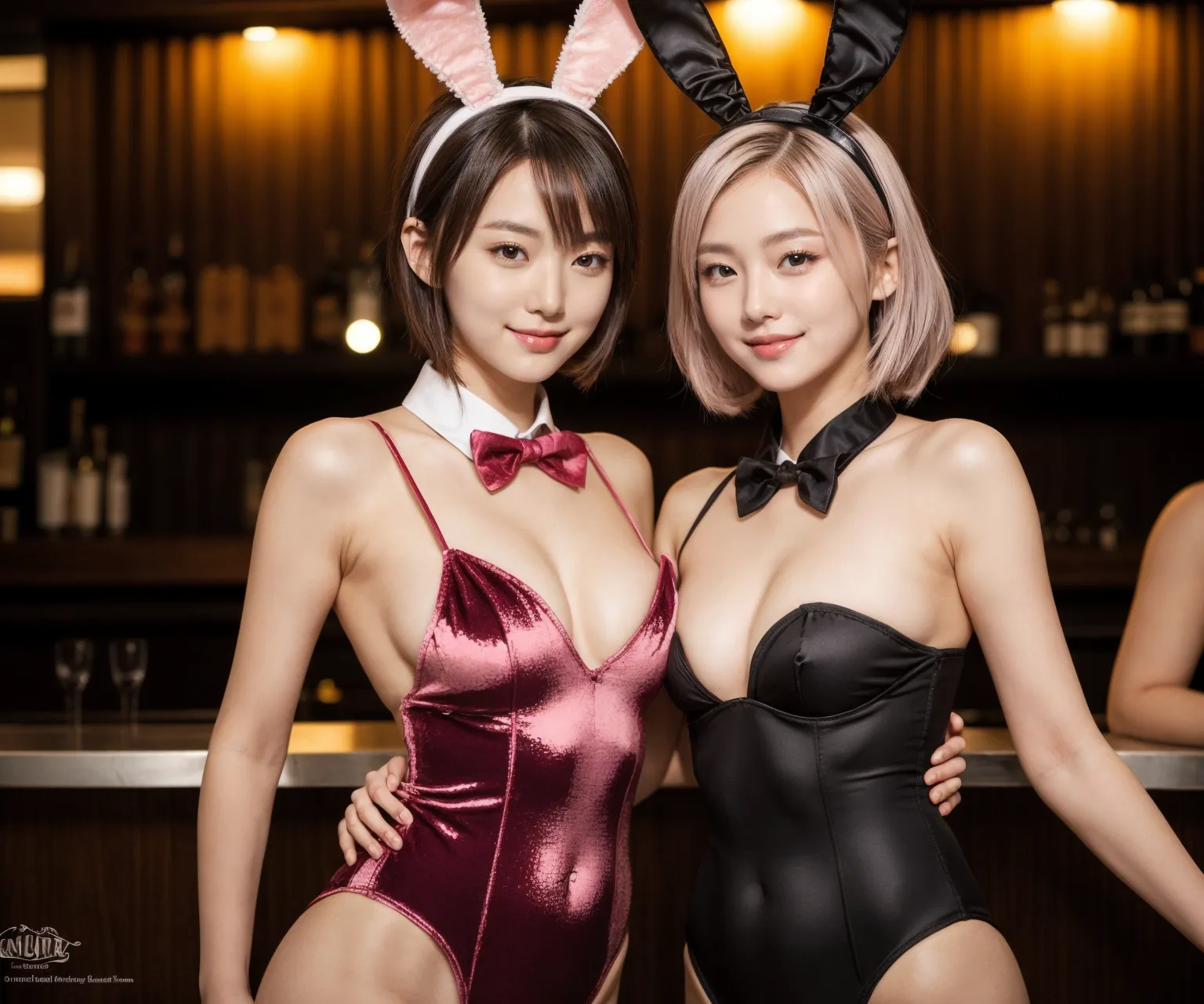 禁断の制服×バニー！？無邪気で刺激的な美少女女子校生たちのAI画像503枚！(9ページ目)の6枚目の画像です。
