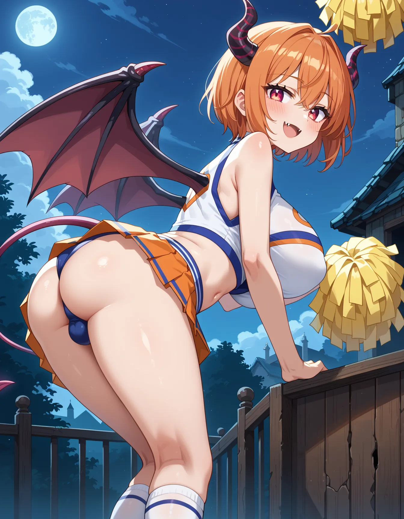 セクシーな淫魔と巨大ペニスの組み合わせが最高にエロいAI画像385枚！(5ページ目)の33枚目の画像です。