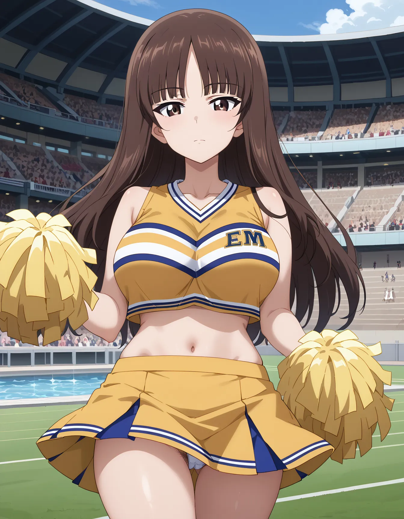 ふしだらな母と笑いなさい？！ガルパンに登場する主人公の母しほさんのエロいAI画像409枚！(8ページ目) 13枚目の画像です。