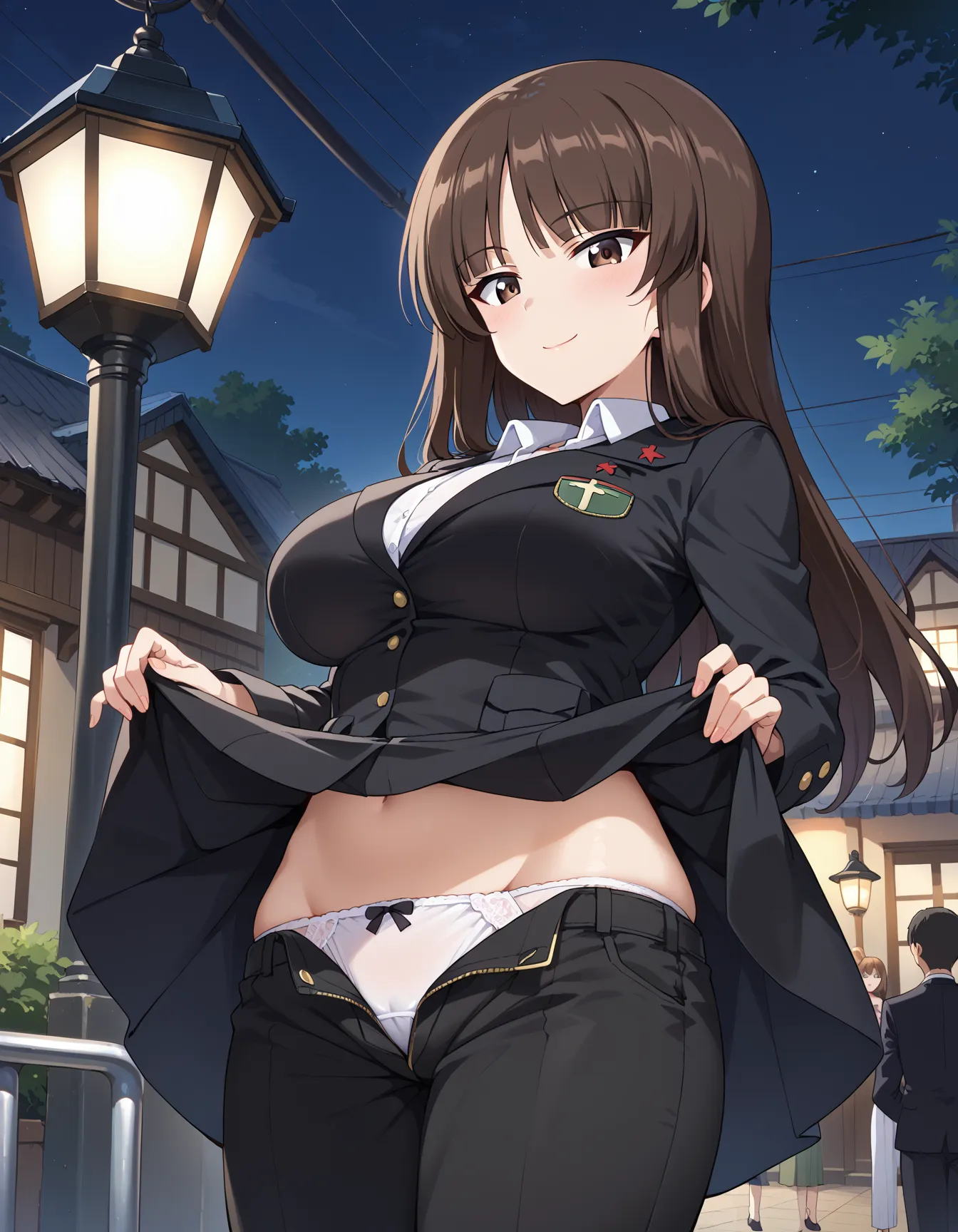 ふしだらな母と笑いなさい？！ガルパンに登場する主人公の母しほさんのエロいAI画像409枚！(3ページ目) 25 image