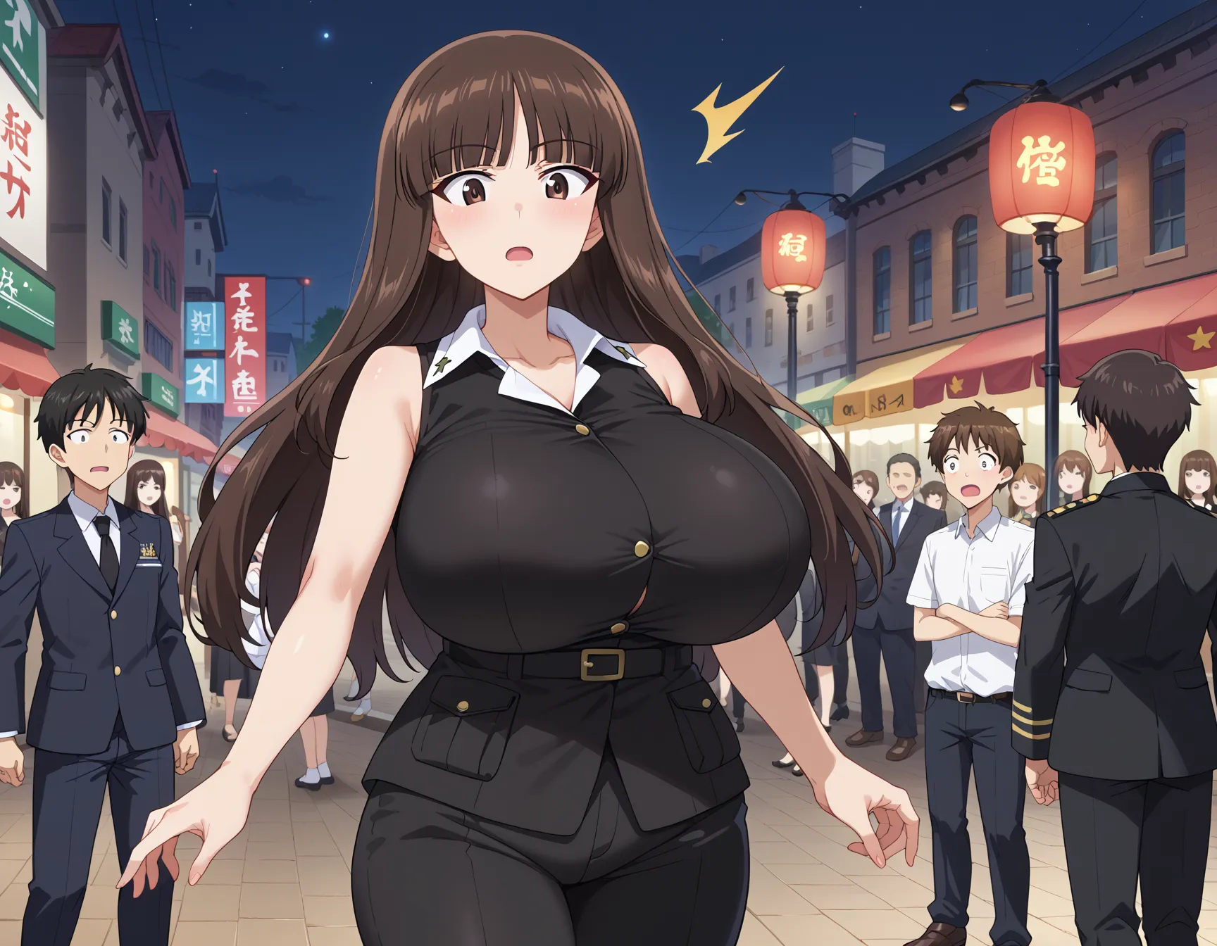 ふしだらな母と笑いなさい？！ガルパンに登場する主人公の母しほさんのエロいAI画像409枚！(5ページ目) 11 image