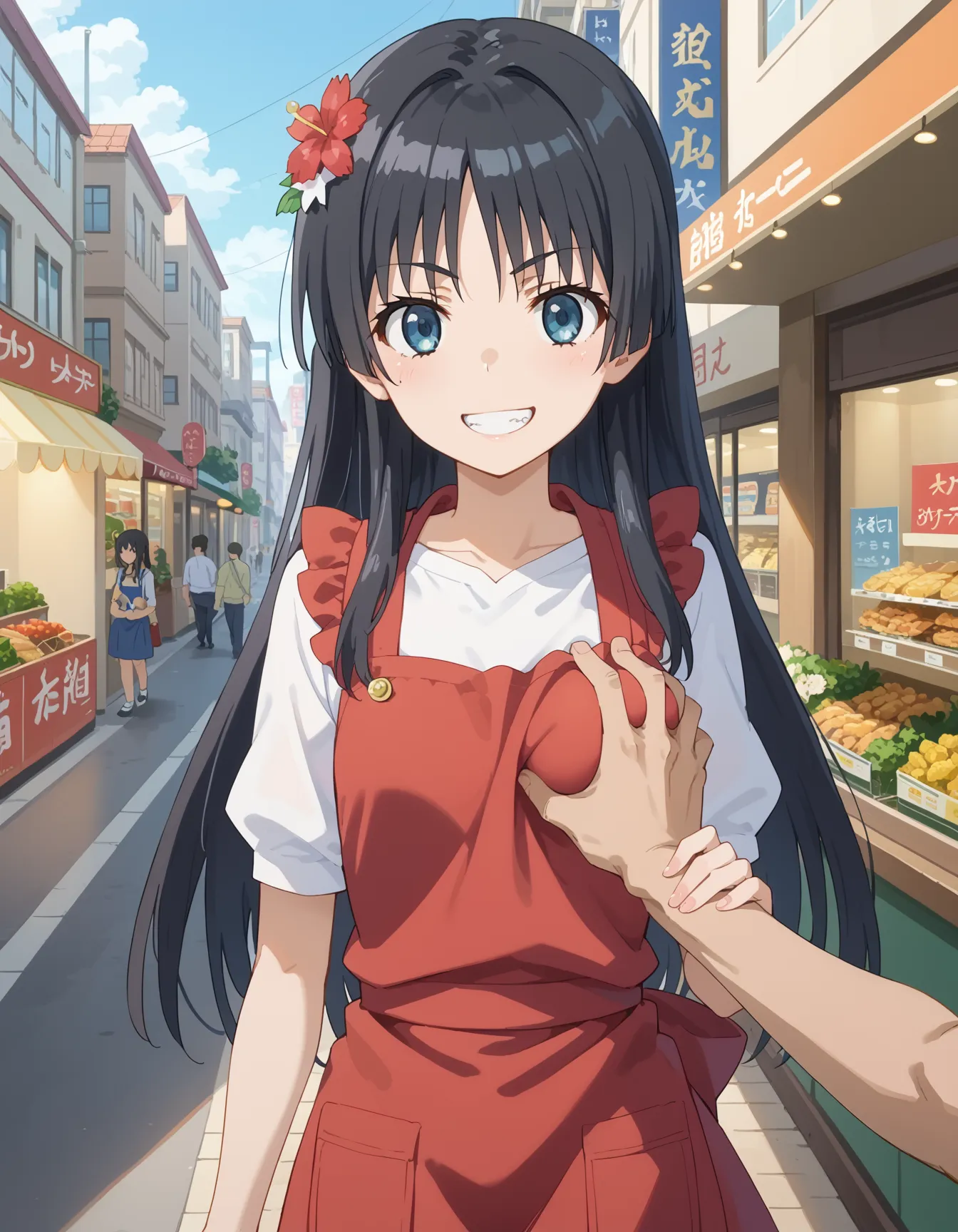 【佐天涙子エロ画像】とある科学の超電磁砲に登場する黒髪ロング美少女佐天ちゃんのエロいAI画像360枚！(8ページ目)_次ページのエロ画像