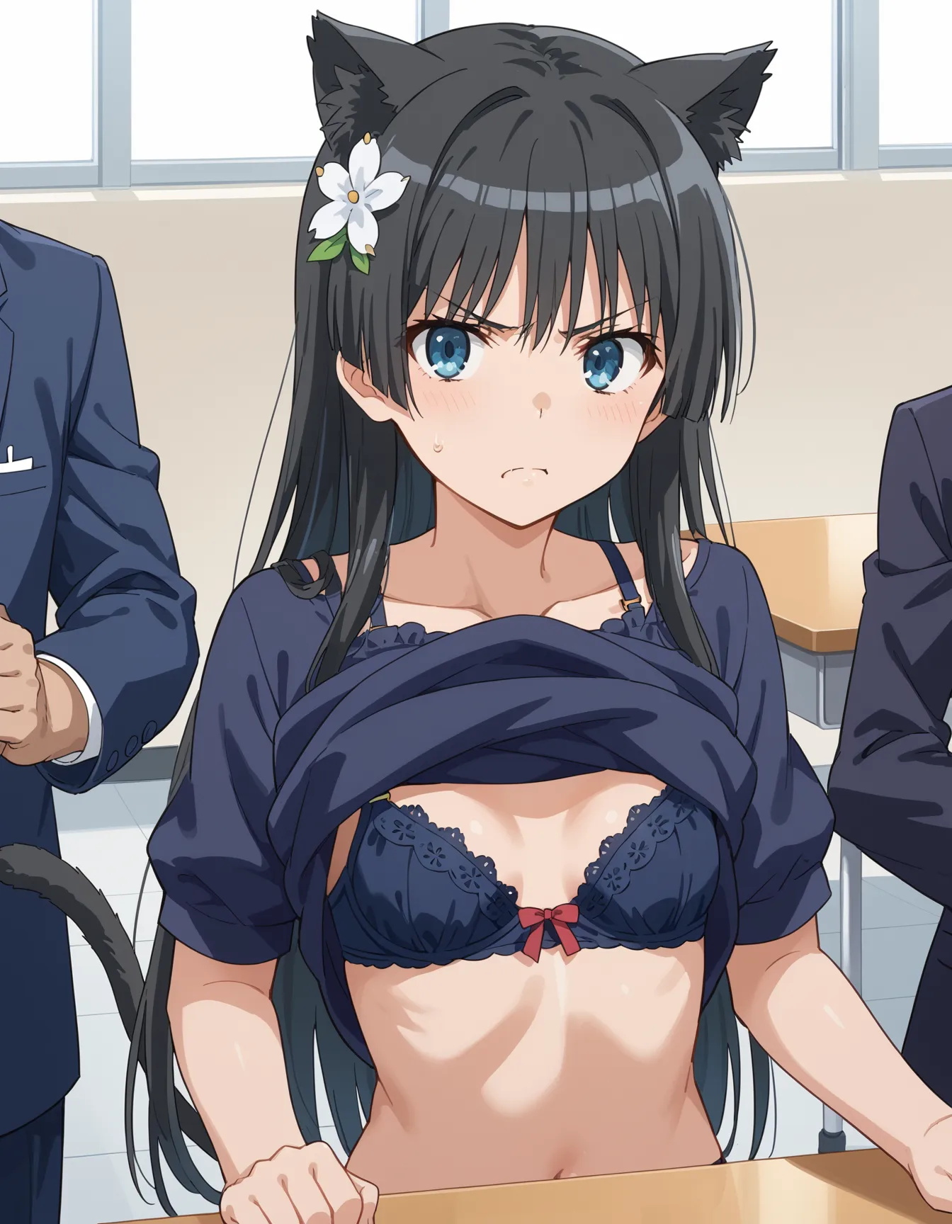 とある科学の超電磁砲に登場する黒髪ロング美少女佐天ちゃんのエロいAI画像360枚！(2ページ目)の12枚目の画像です。