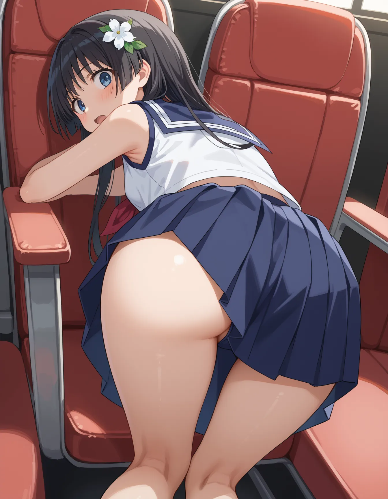 とある科学の超電磁砲に登場する黒髪ロング美少女佐天ちゃんのエロいAI画像360枚！(2ページ目)の31枚目の画像です。