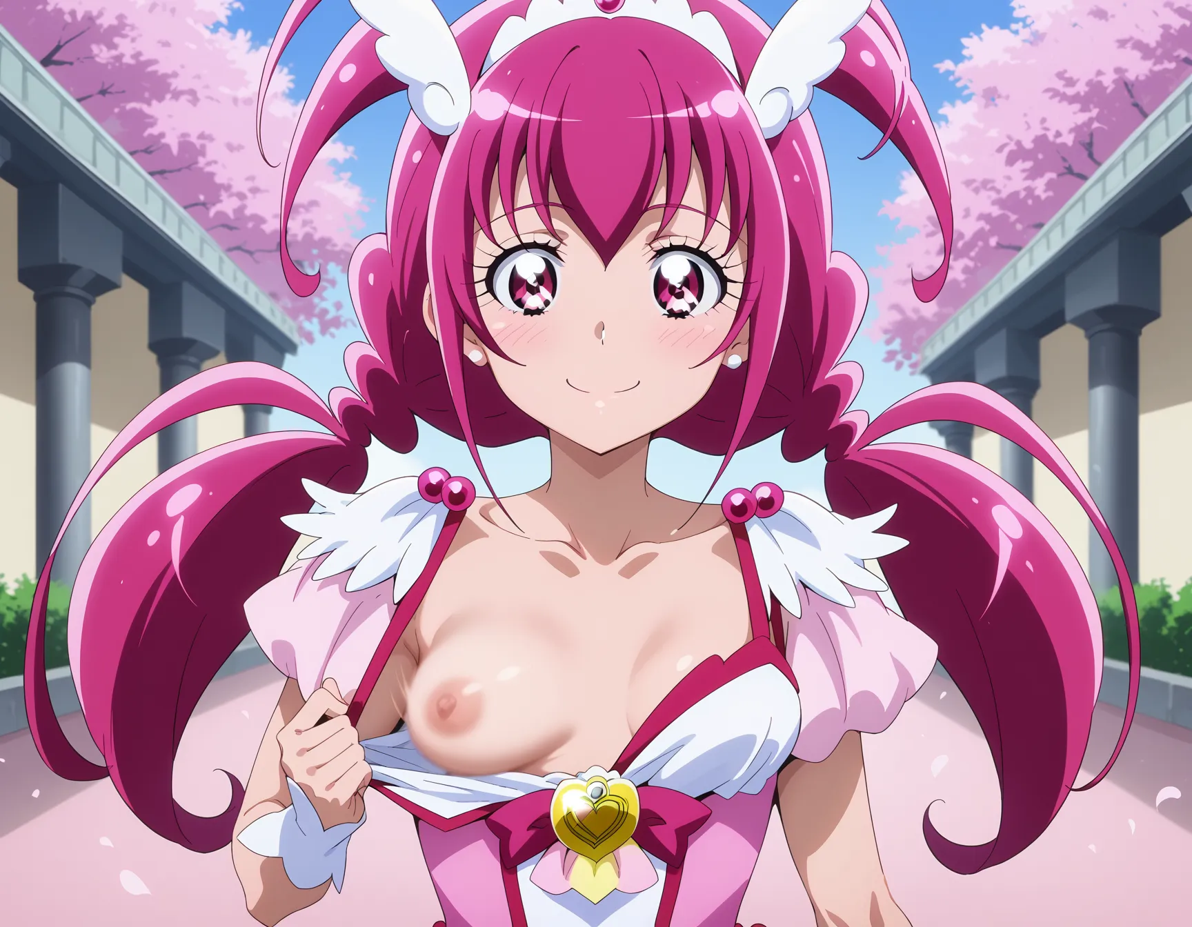 スマプリに登場するキュアハッピー(星空みゆき)のエロいAI画像320枚！の13枚目の画像です。