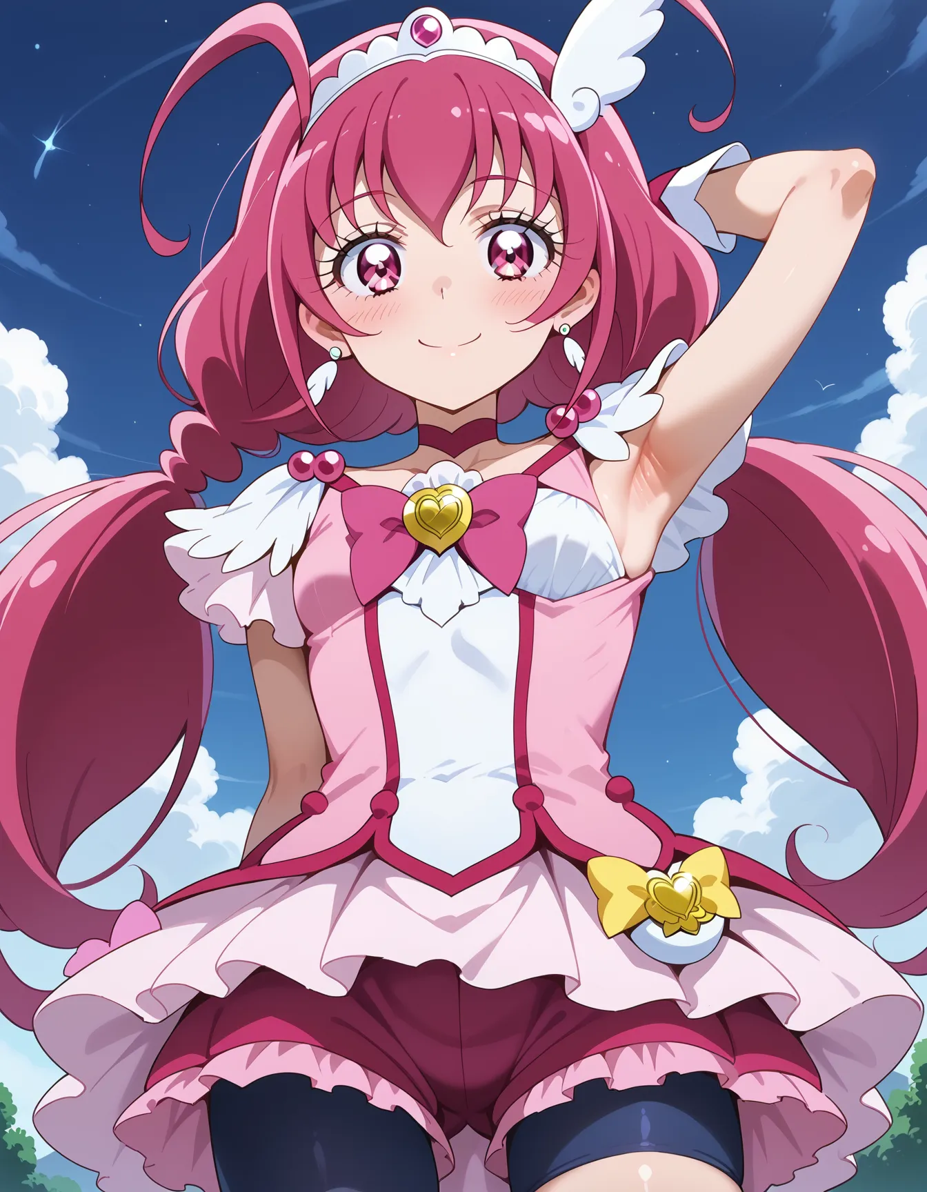 スマプリに登場するキュアハッピー(星空みゆき)のエロいAI画像320枚！の22枚目の画像です。
