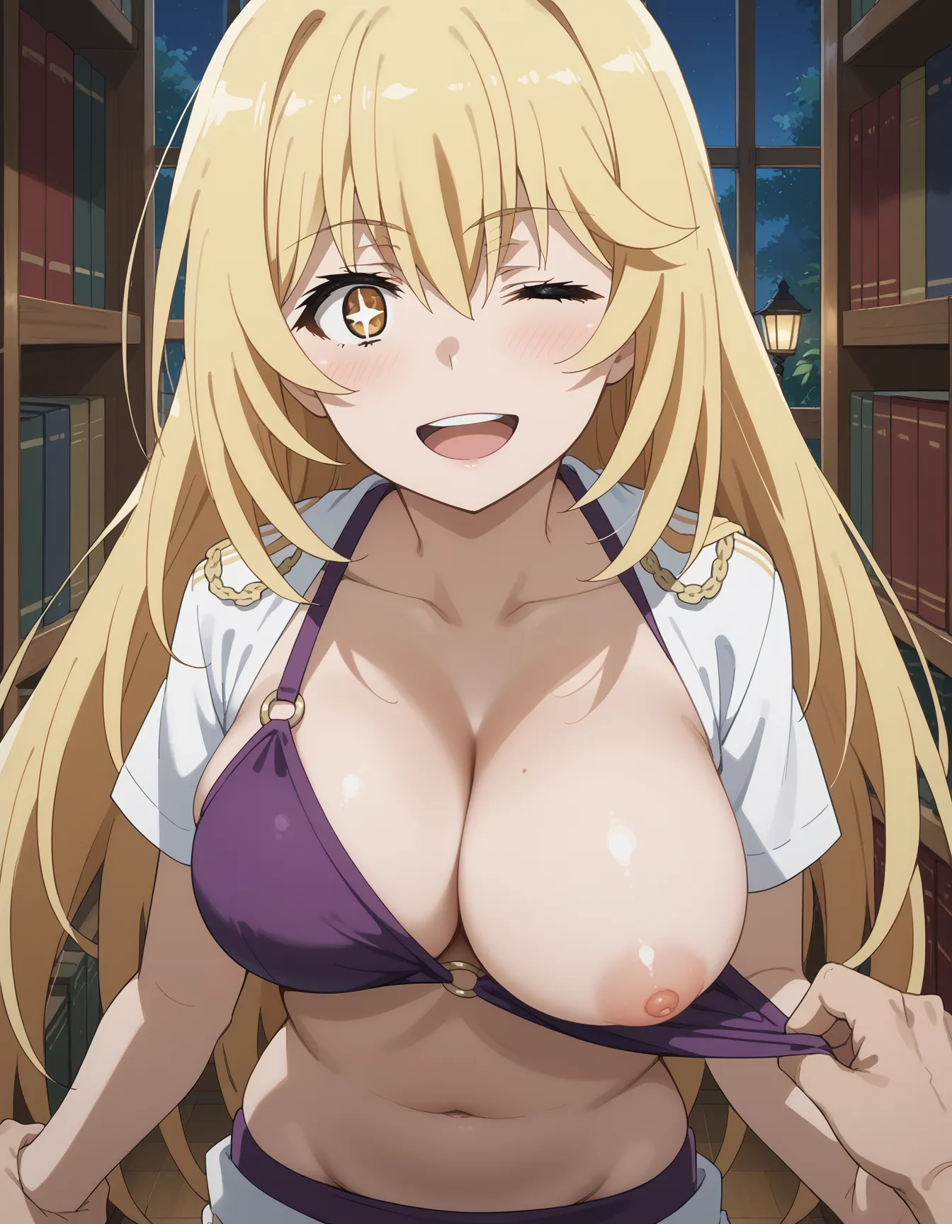 とある科学の超電磁砲に登場する金髪ダイナマイトバディな操祈ちゃんのエロいAI画像355枚！(9ページ目)の1枚目の画像です。