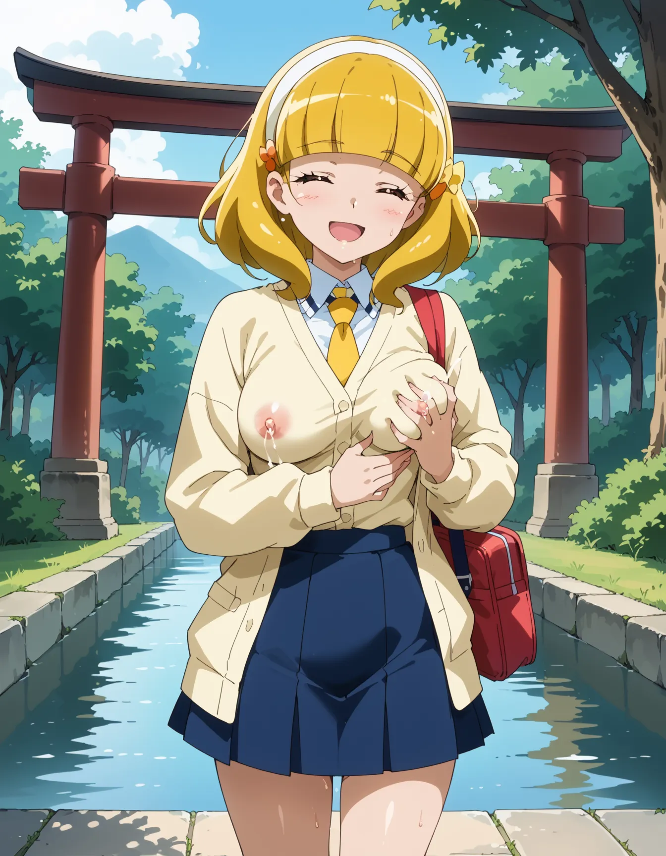 スマプリに登場するキュアピース(黄瀬やよい)のエロいAI画像341枚！(3ページ目)の26枚目の画像です。