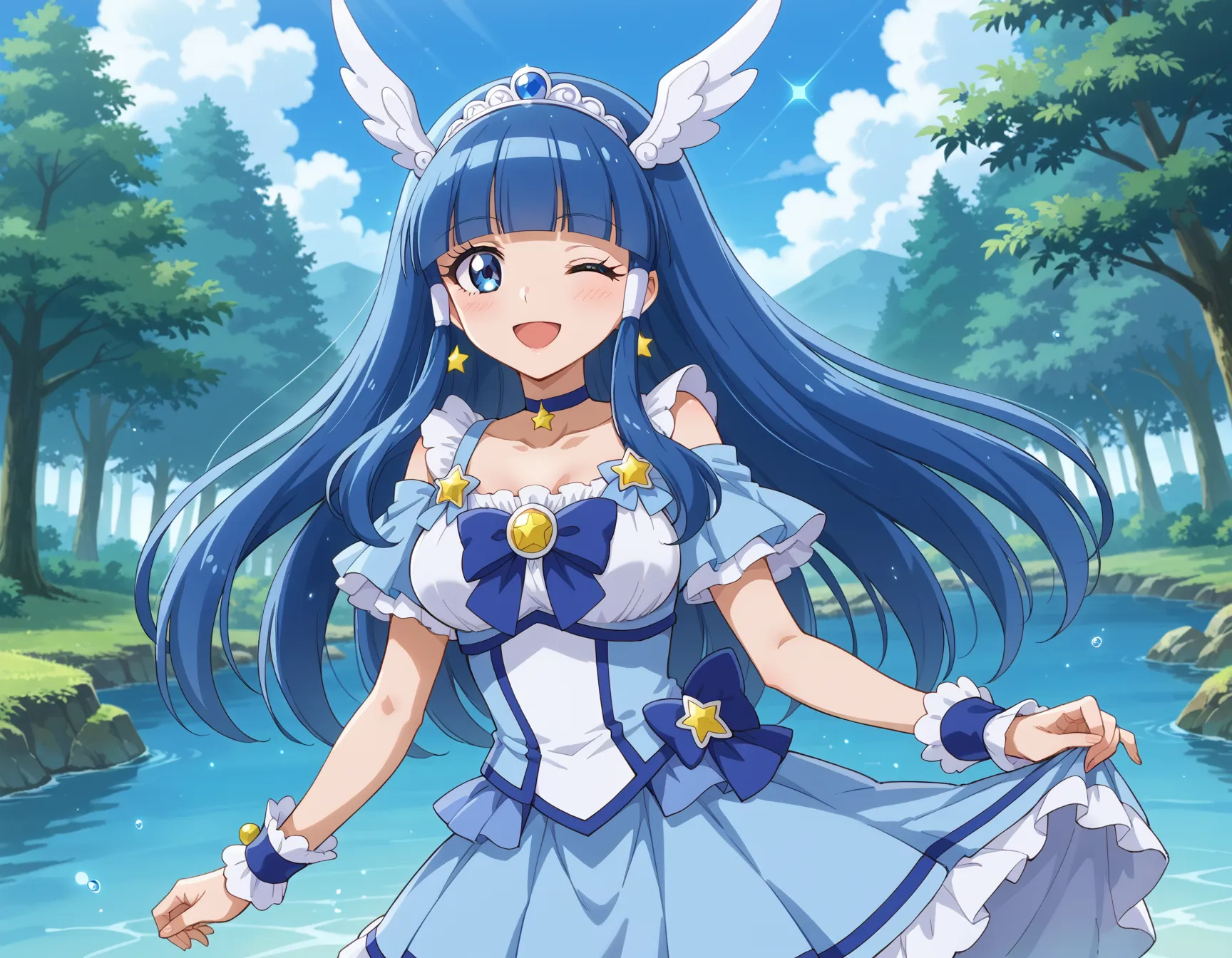 スマプリに登場するキュアビューティ(青木れいか)のエロいAI画像317枚！(2ページ目) 11번째 이미지입니다.