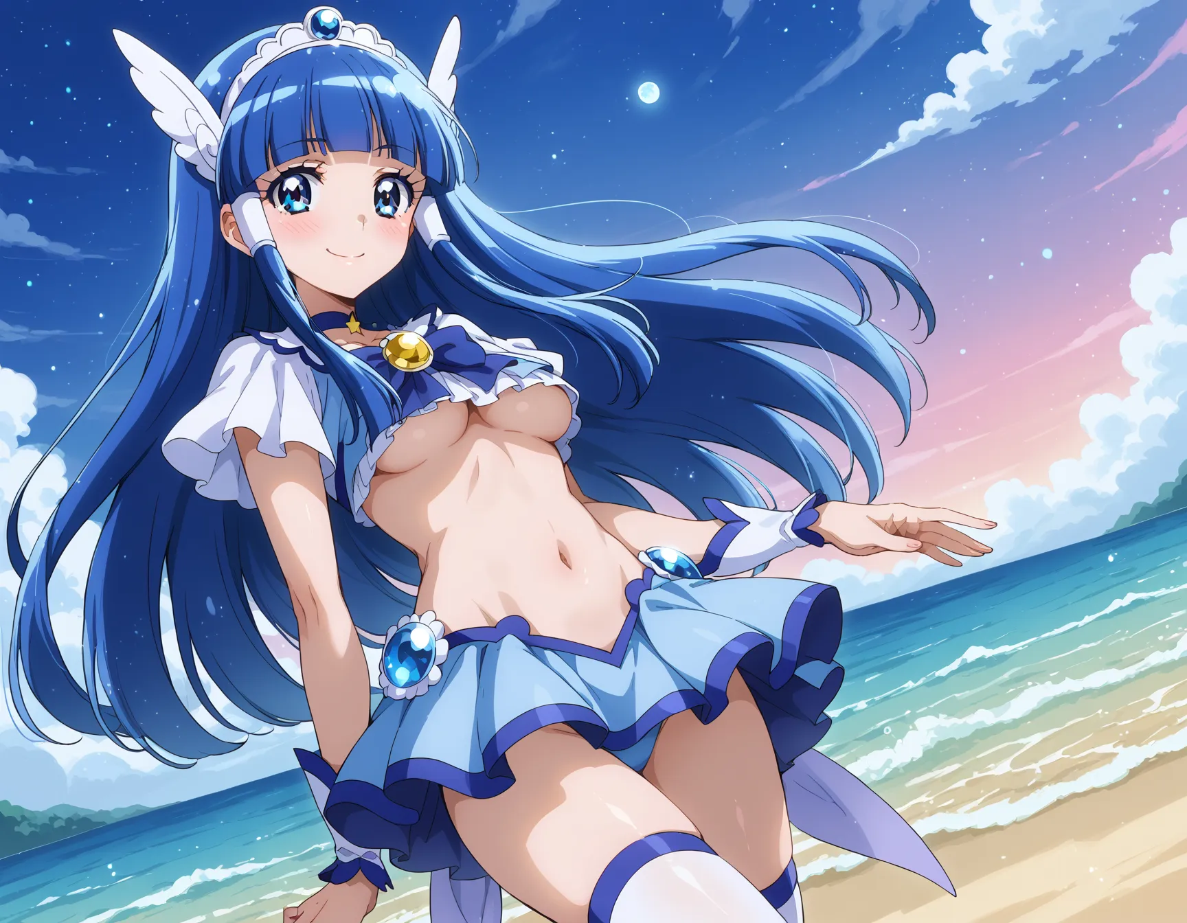 スマプリに登場するキュアビューティ(青木れいか)のエロいAI画像317枚！(2ページ目) 22번째 이미지입니다.
