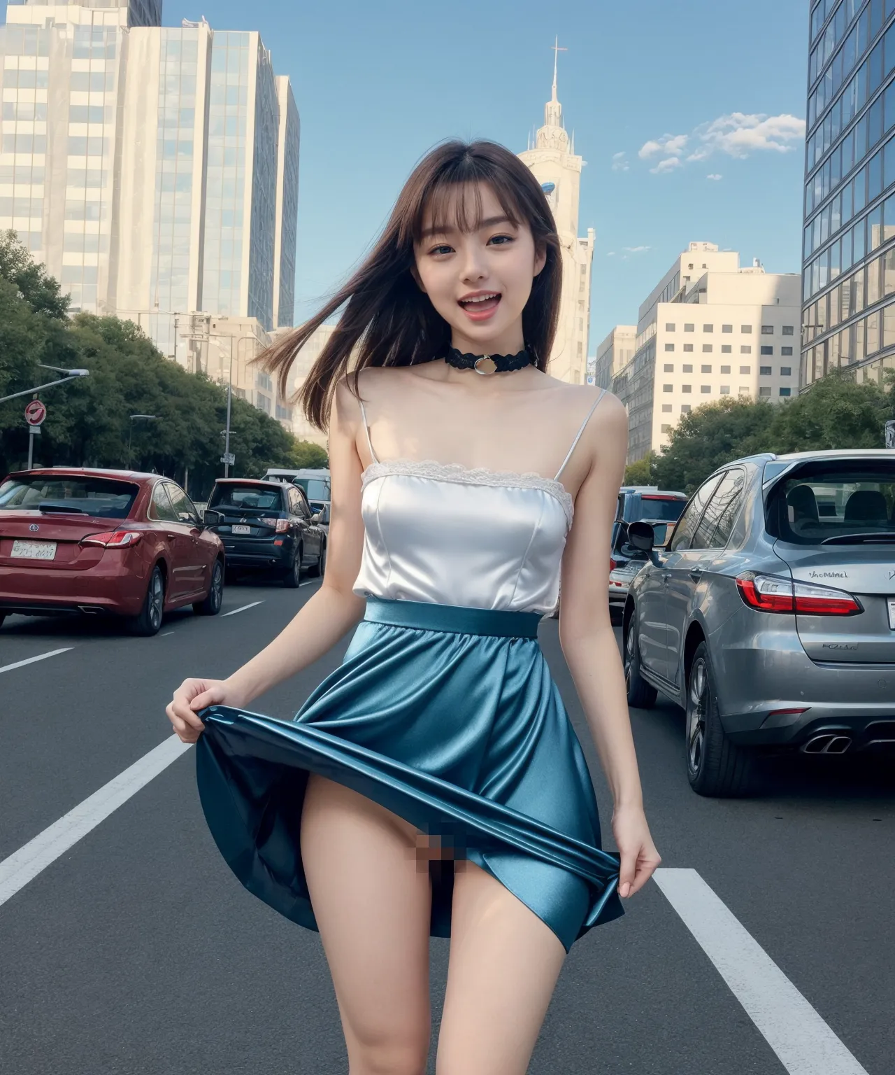 お嬢様がグラビア撮影？！童顔貧乳美女の魅力が映える華やかでセクシーなAI画像410枚！(6ページ目)の22枚目の画像です。
