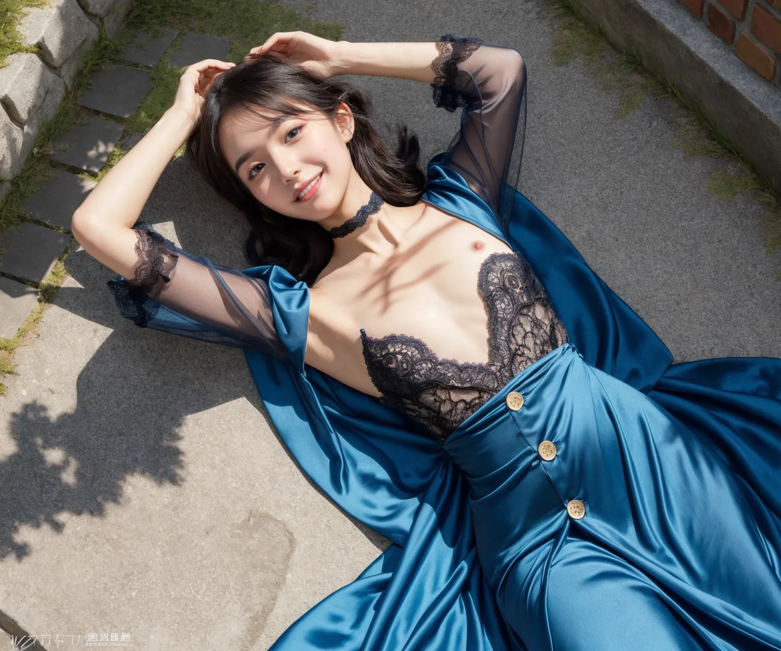 お嬢様がグラビア撮影？！童顔貧乳美女の魅力が映える華やかでセクシーなAI画像410枚！(10ページ目) 22枚目の画像です。