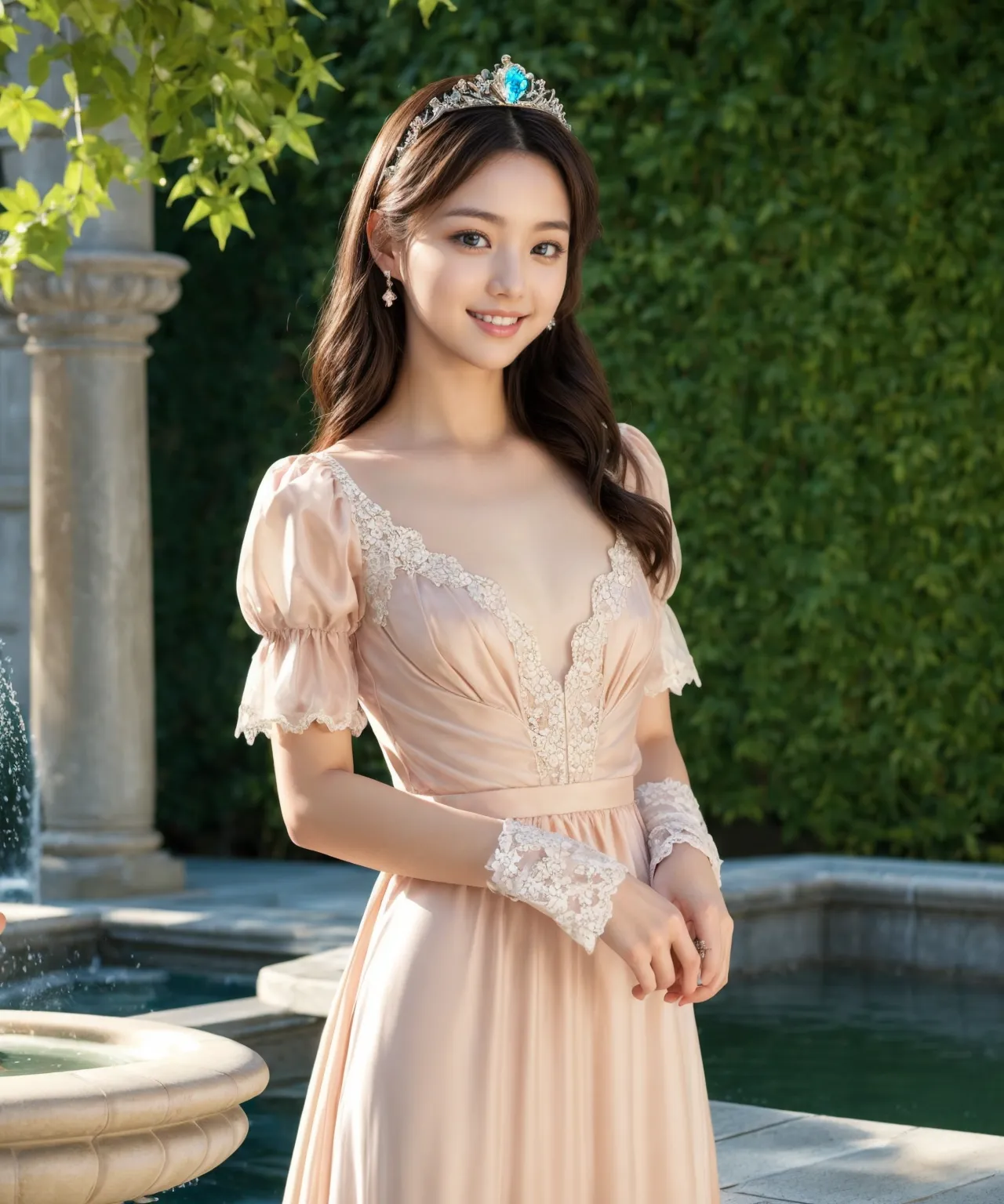 お嬢様がグラビア撮影？！童顔貧乳美女の魅力が映える華やかでセクシーなAI画像410枚！(2ページ目)の34枚目の画像です。