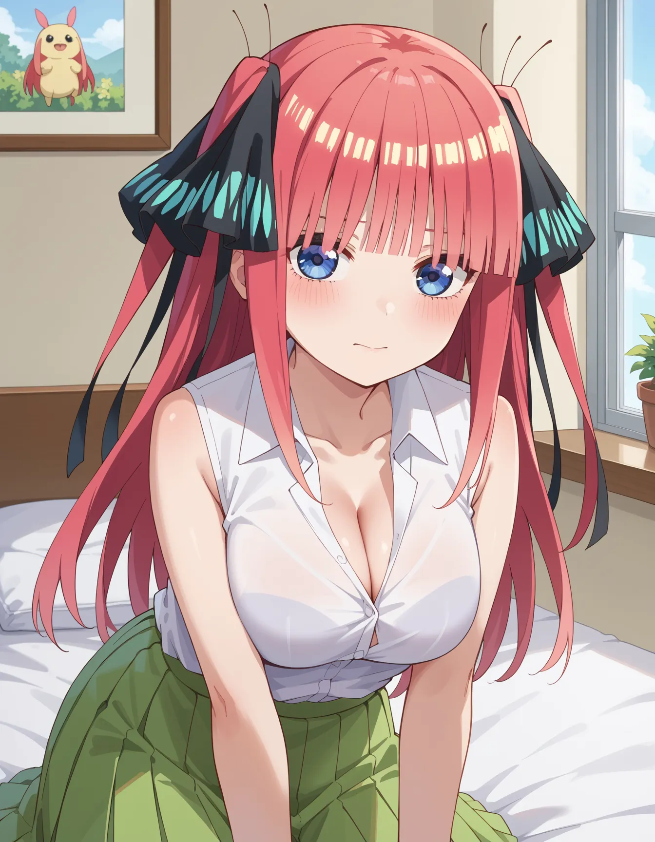 五等分の花嫁に登場する五つ子の次女二乃ちゃんのエロいAI画像428枚！(6ページ目)の2枚目の画像です。