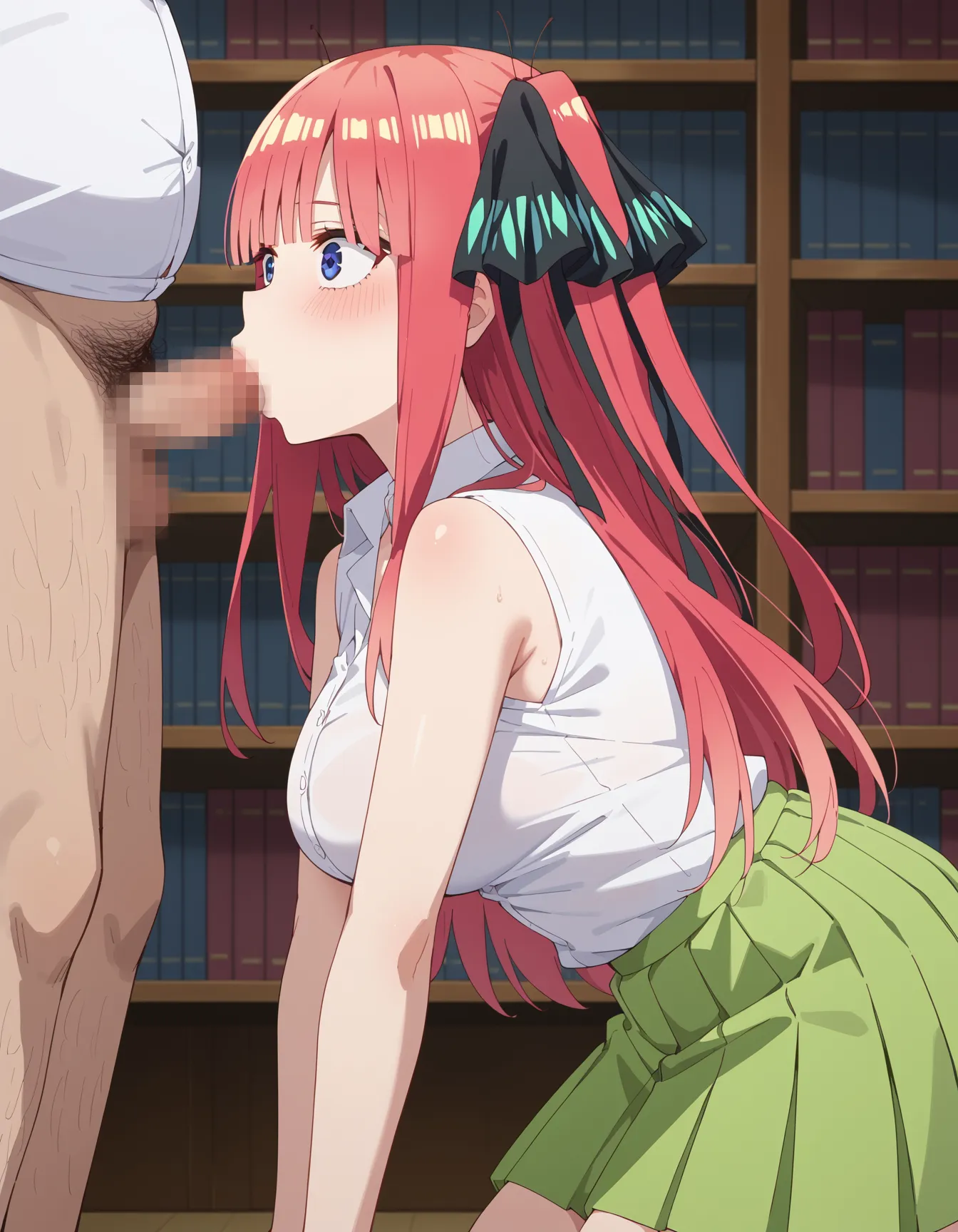 五等分の花嫁に登場する五つ子の次女二乃ちゃんのエロいAI画像428枚！の29枚目の画像です。