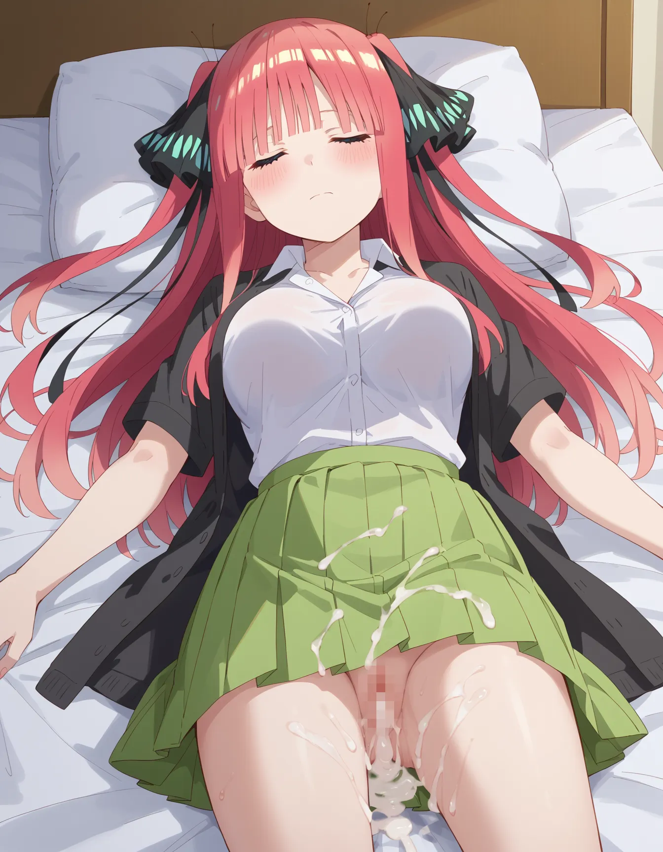 五等分の花嫁に登場する五つ子の次女二乃ちゃんのエロいAI画像428枚！(6ページ目)の38枚目の画像です。