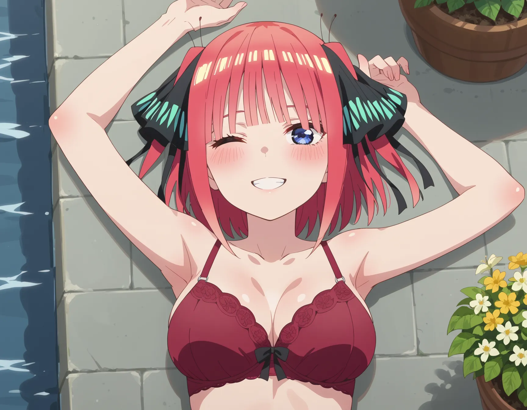 五等分の花嫁に登場する五つ子の次女二乃ちゃんのエロいAI画像428枚！(8ページ目)の6枚目の画像です。
