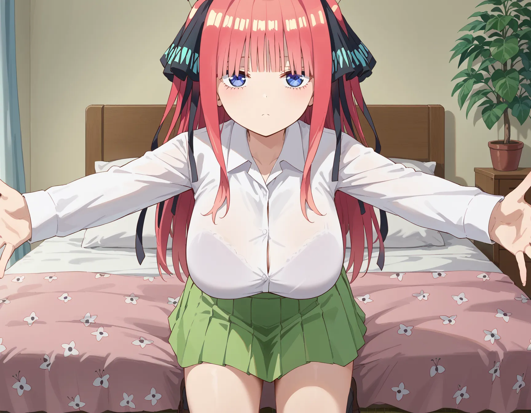 五等分の花嫁に登場する五つ子の次女二乃ちゃんのエロいAI画像428枚！(8ページ目)の11枚目の画像です。