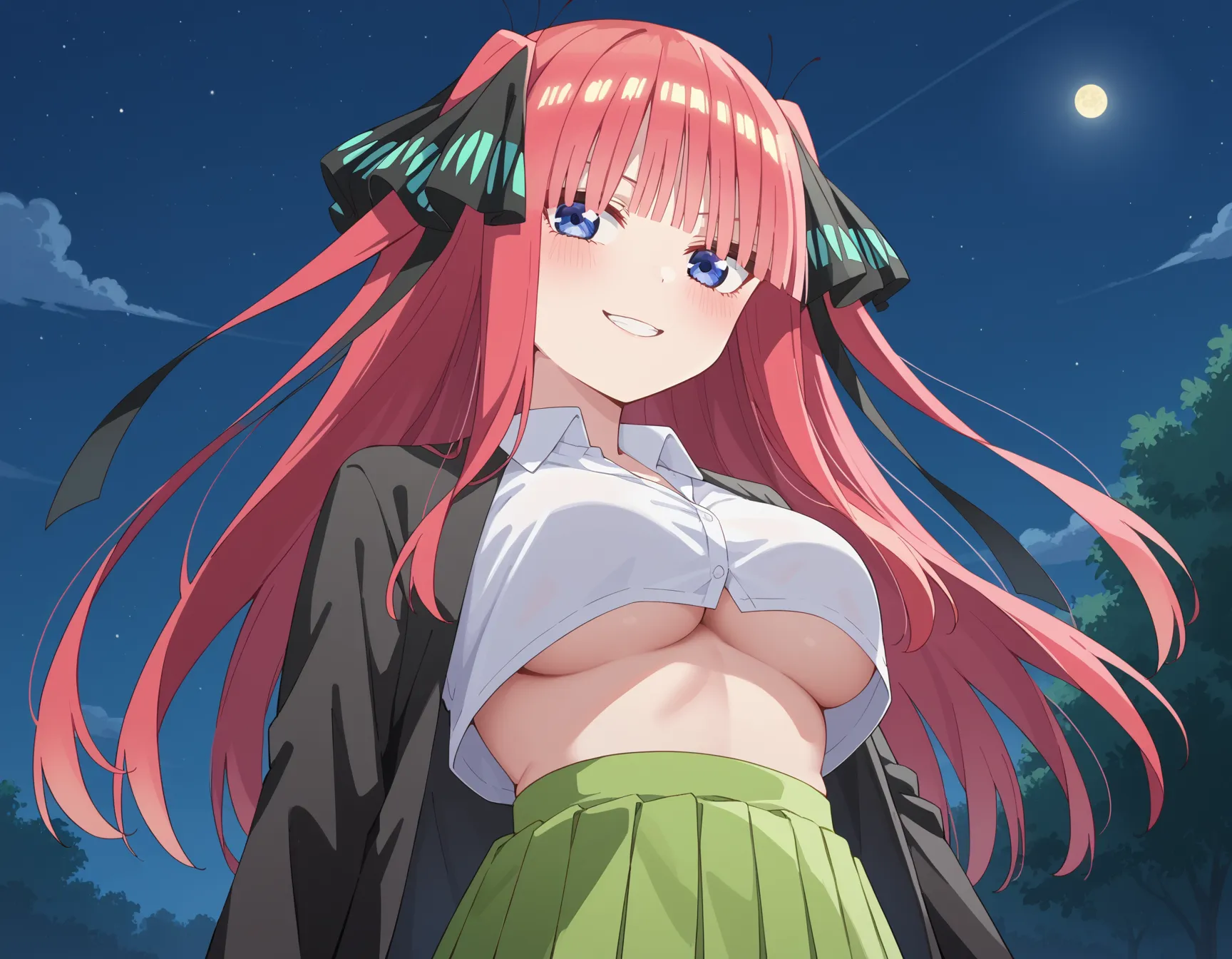 五等分の花嫁に登場する五つ子の次女二乃ちゃんのエロいAI画像428枚！の34枚目の画像です。