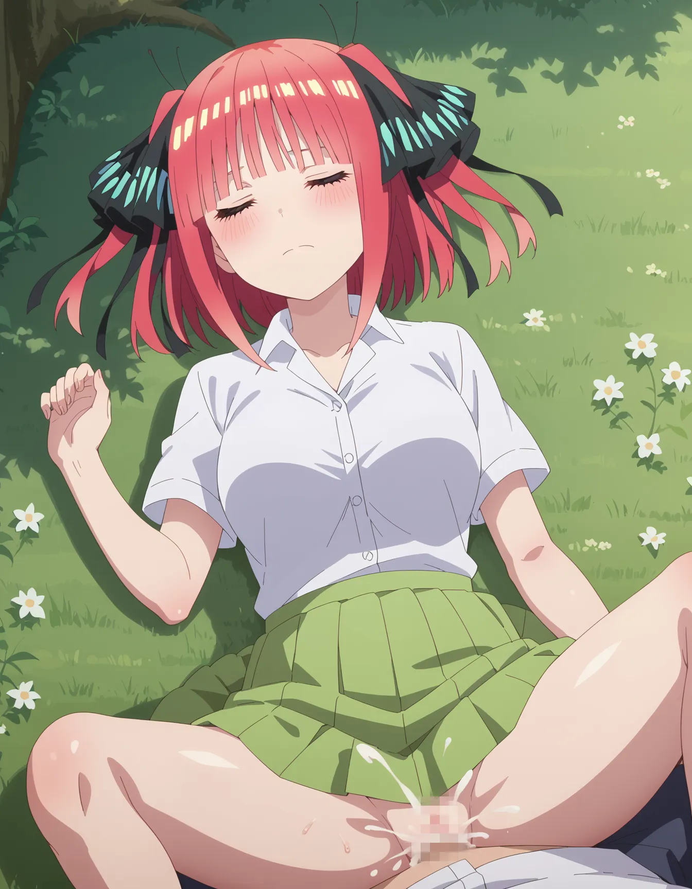 五等分の花嫁に登場する五つ子の次女二乃ちゃんのエロいAI画像428枚！(9ページ目)の6枚目の画像です。