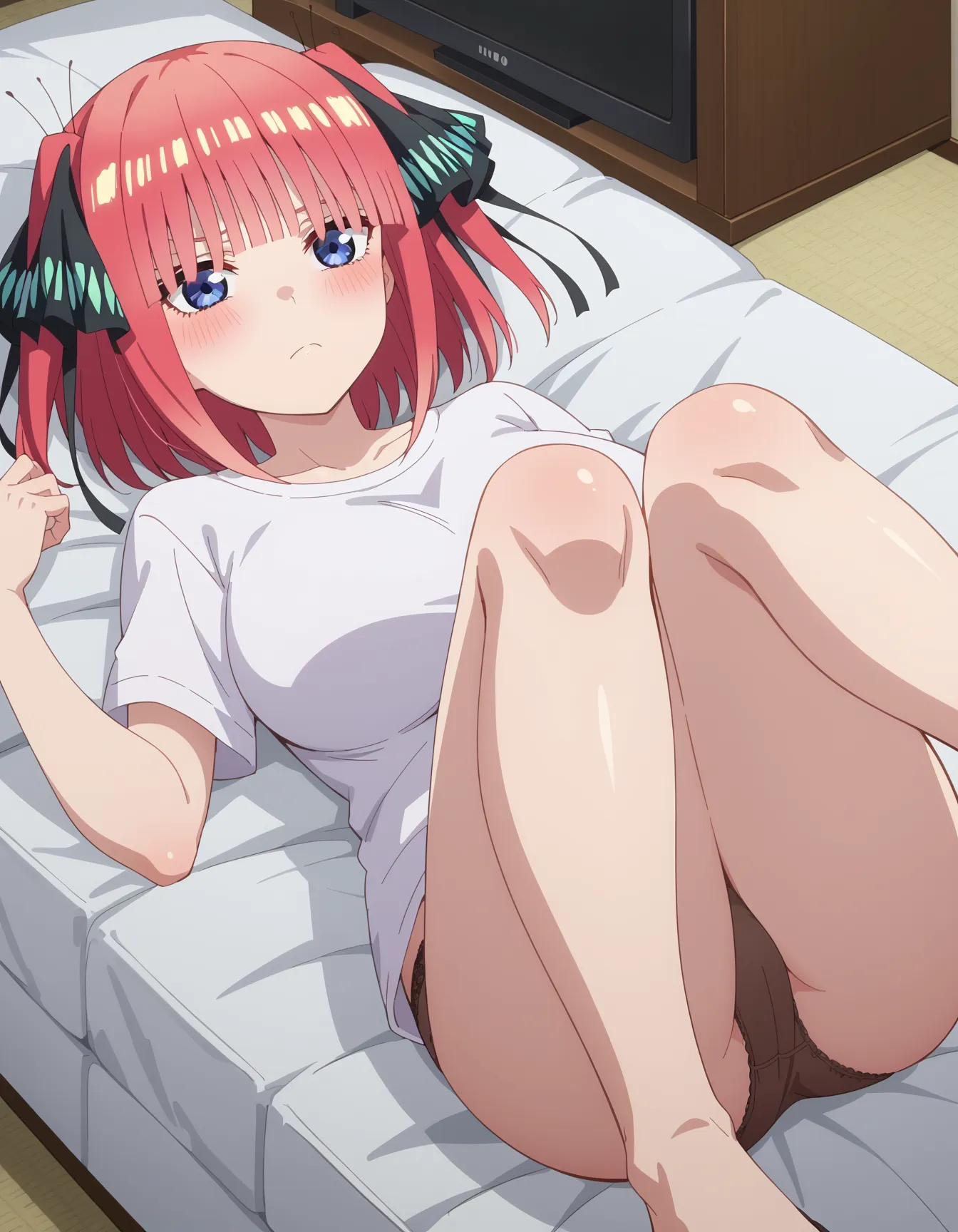 五等分の花嫁に登場する五つ子の次女二乃ちゃんのエロいAI画像428枚！(9ページ目)の10枚目の画像です。