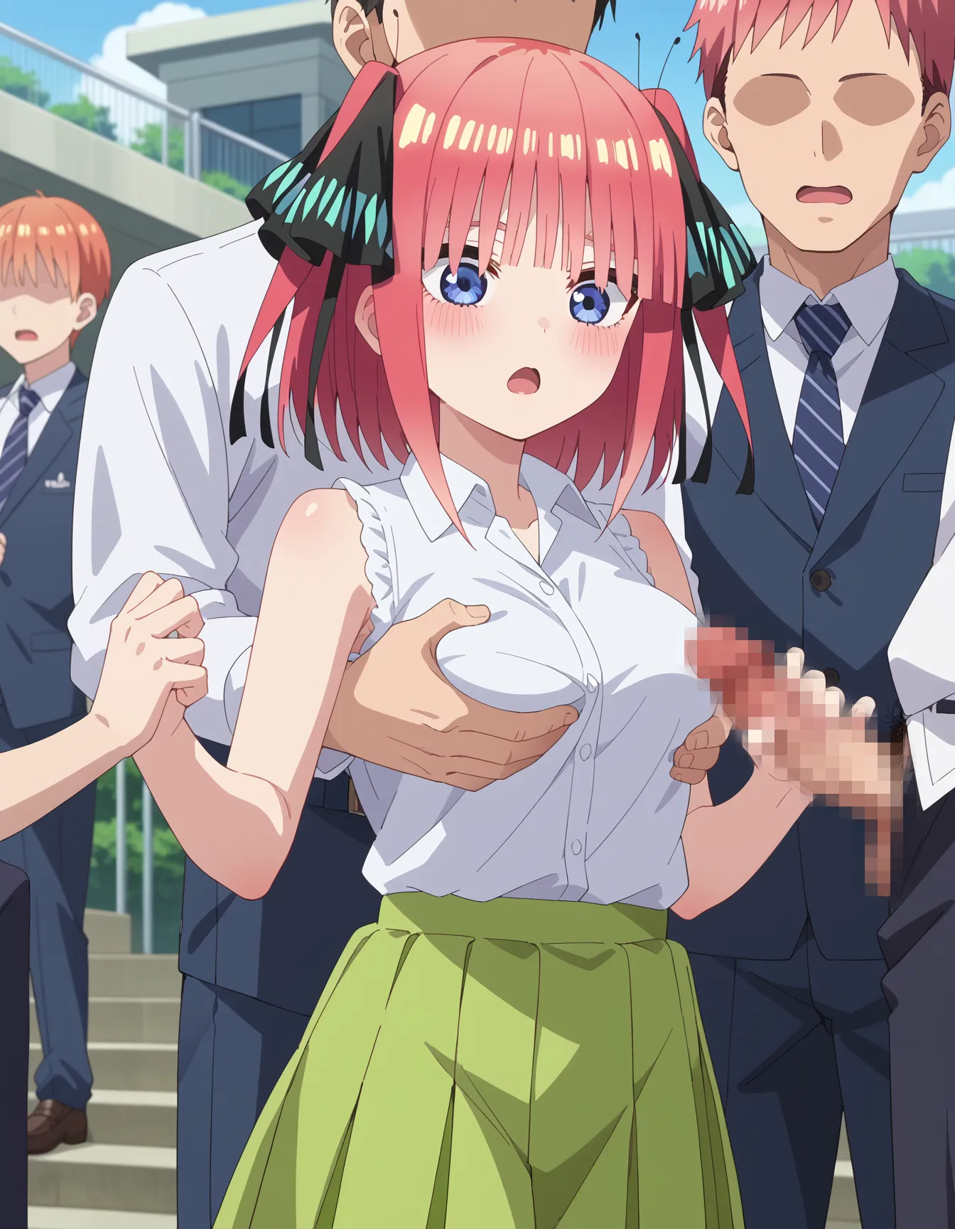 五等分の花嫁に登場する五つ子の次女二乃ちゃんのエロいAI画像428枚！(10ページ目)の34枚目の画像です。