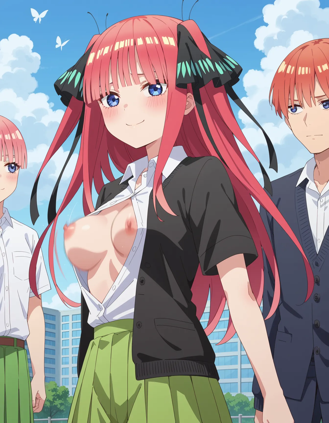 五等分の花嫁に登場する五つ子の次女二乃ちゃんのエロいAI画像428枚！(11ページ目)の9枚目の画像です。