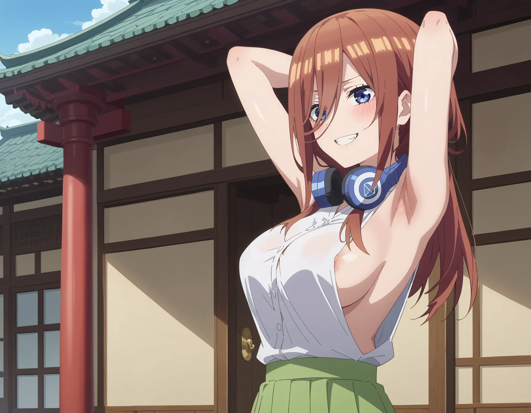 五等分の花嫁に登場する五つ子の三女三玖ちゃんのエロいAI画像396枚！(7ページ目) 7枚目の画像です。