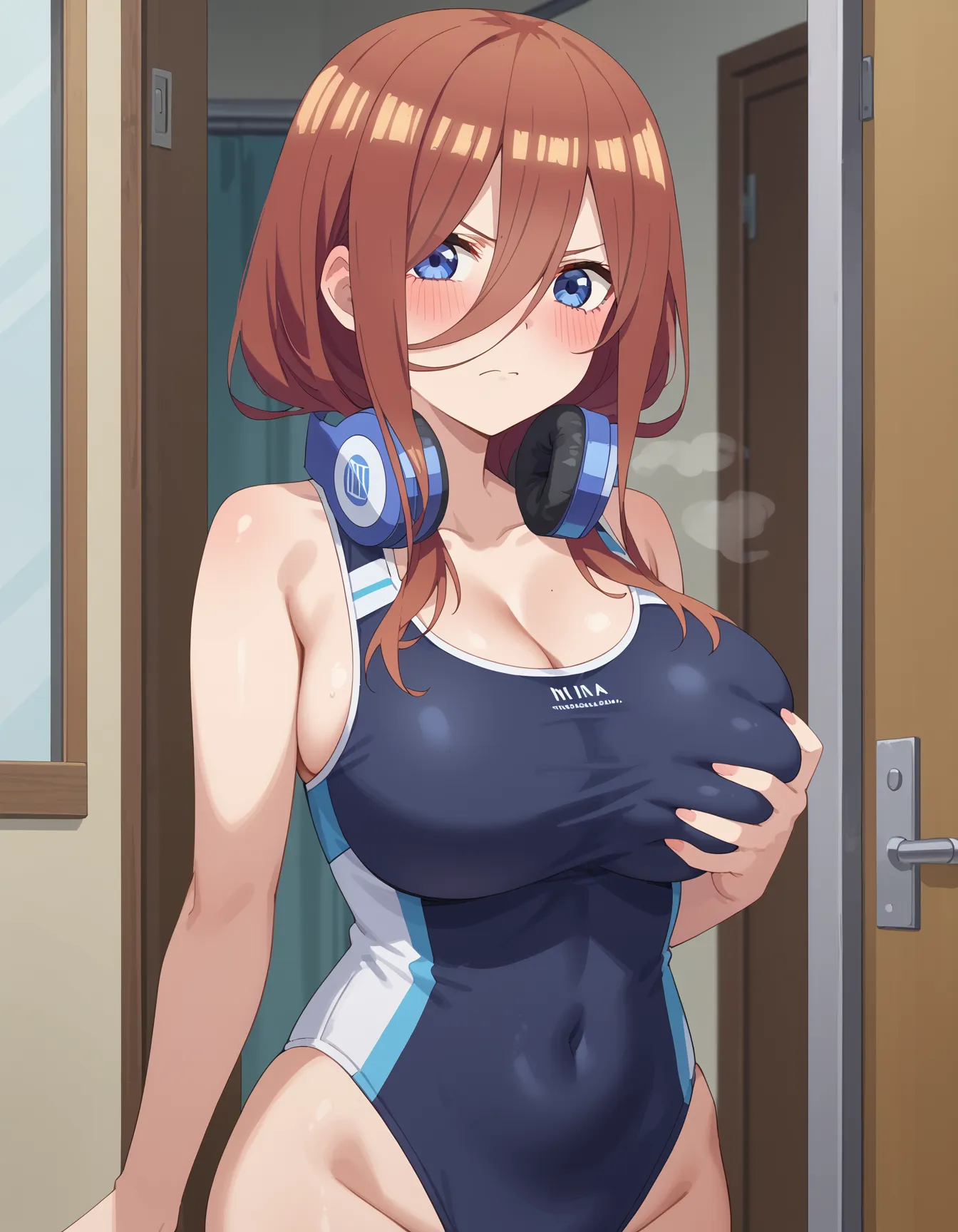 五等分の花嫁に登場する五つ子の三女三玖ちゃんのエロいAI画像396枚！(9ページ目)の11枚目の画像です。