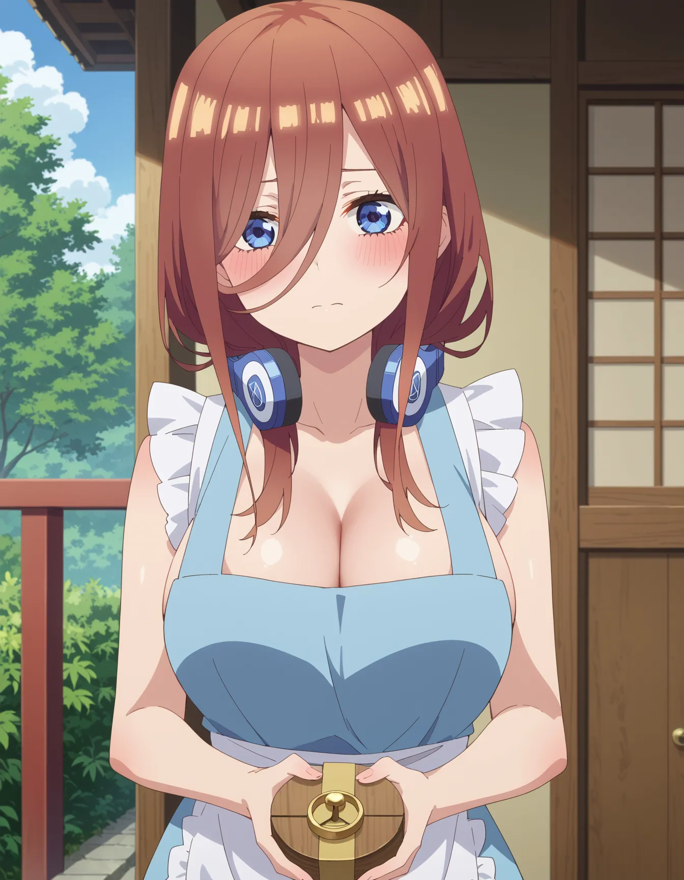 五等分の花嫁に登場する五つ子の三女三玖ちゃんのエロいAI画像396枚！(9ページ目)の15枚目の画像です。