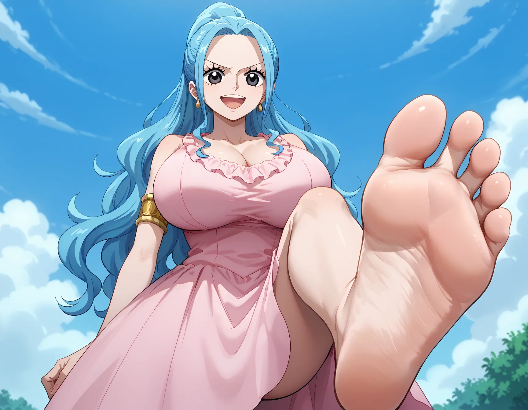 ワンピースに登場する砂漠の国の巨乳王女ビビちゃんのエッチなAI画像397枚！(5ページ目)の33枚目の画像です。