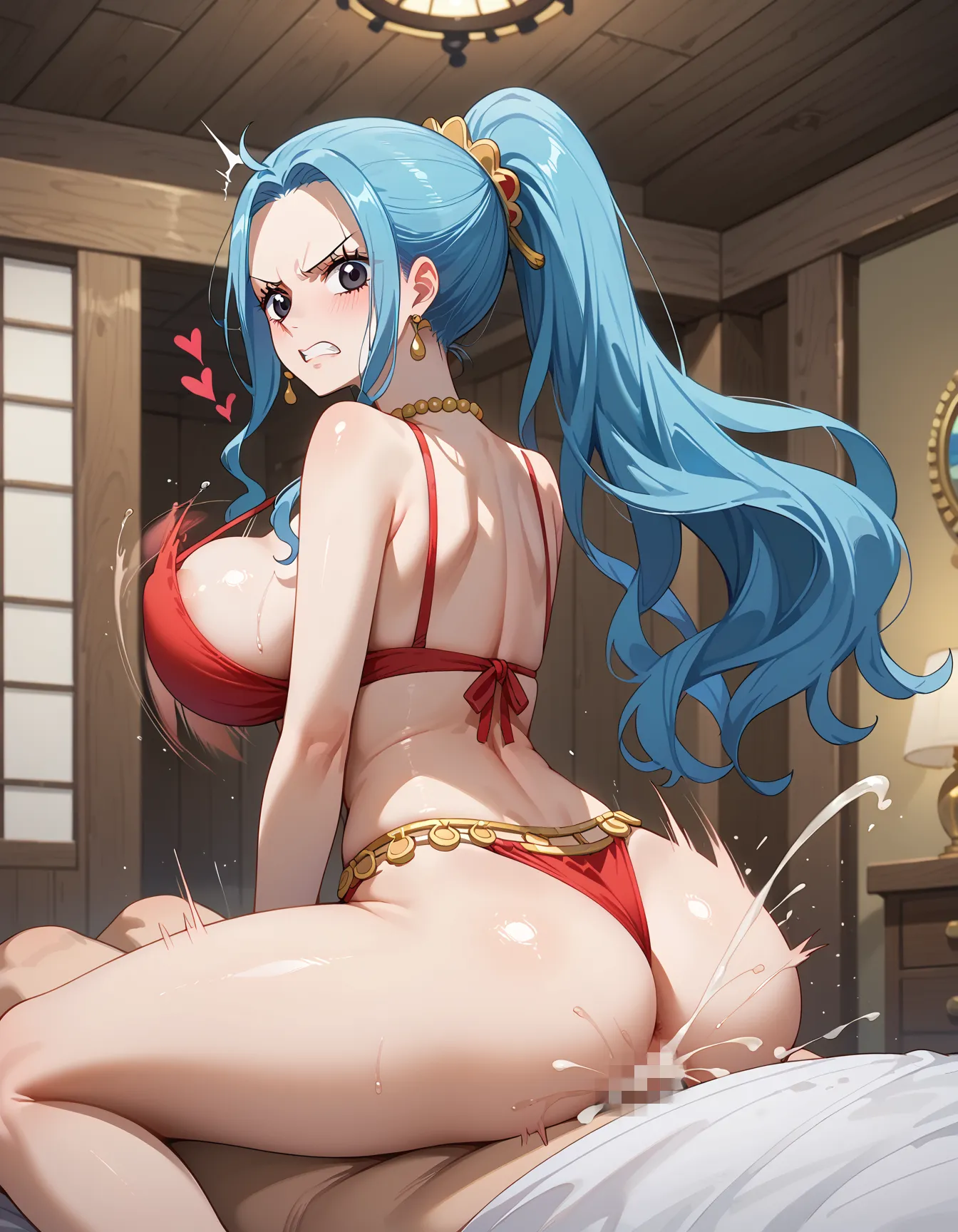 ワンピースに登場する砂漠の国の巨乳王女ビビちゃんのエッチなAI画像397枚！(7ページ目)の37枚目の画像です。
