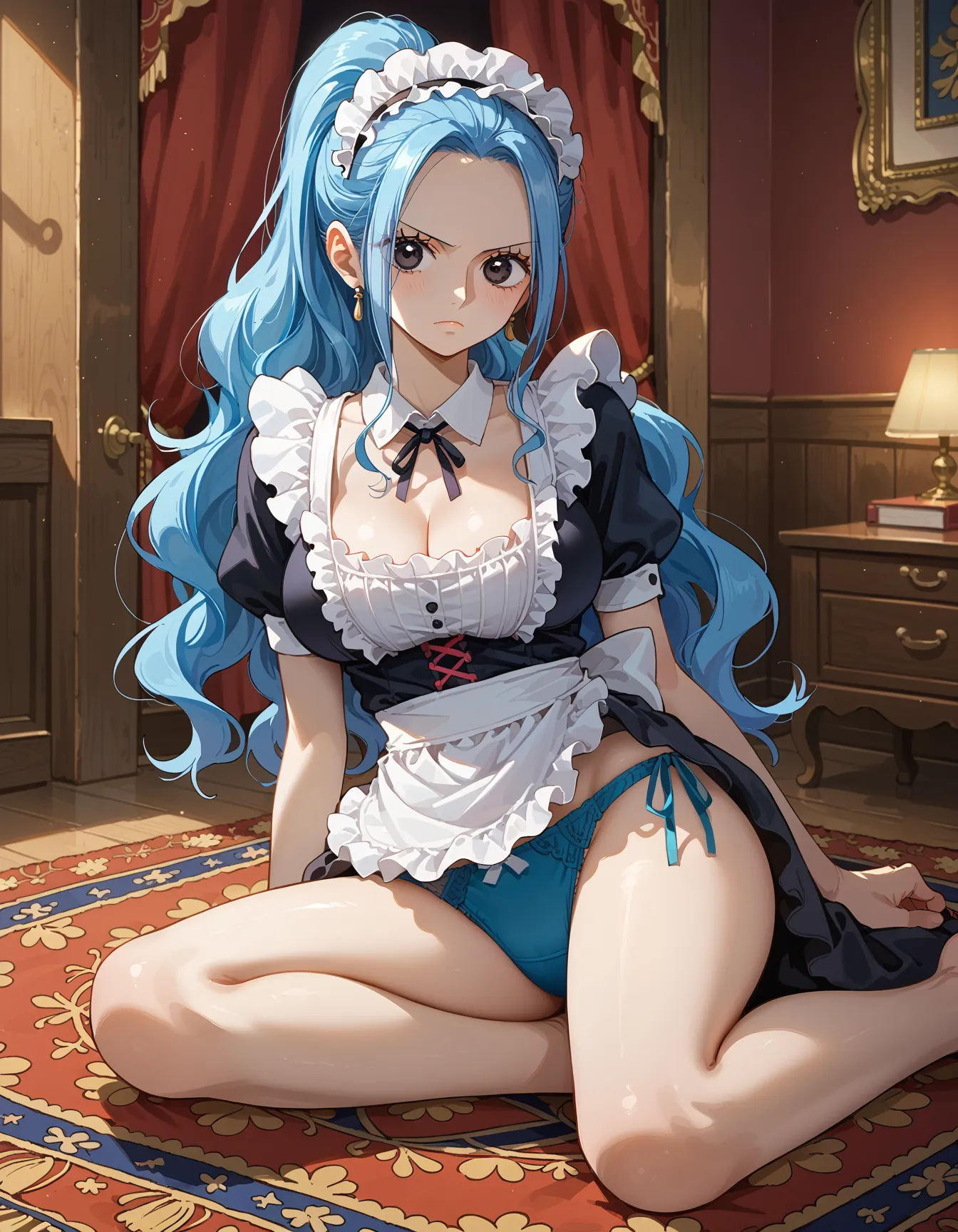 ワンピースに登場する砂漠の国の巨乳王女ビビちゃんのエッチなAI画像397枚！(8ページ目)の33枚目の画像です。