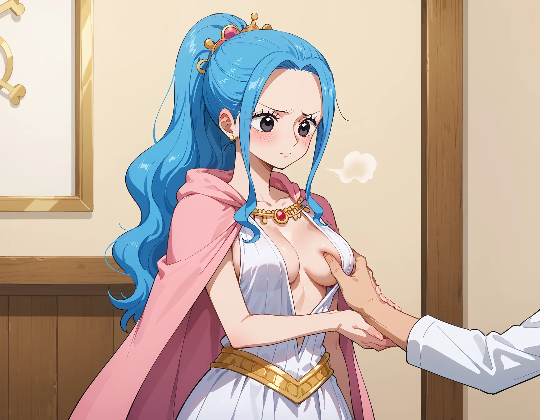 ワンピースに登場する砂漠の国の巨乳王女ビビちゃんのエッチなAI画像397枚！(9ページ目)の34枚目の画像です。