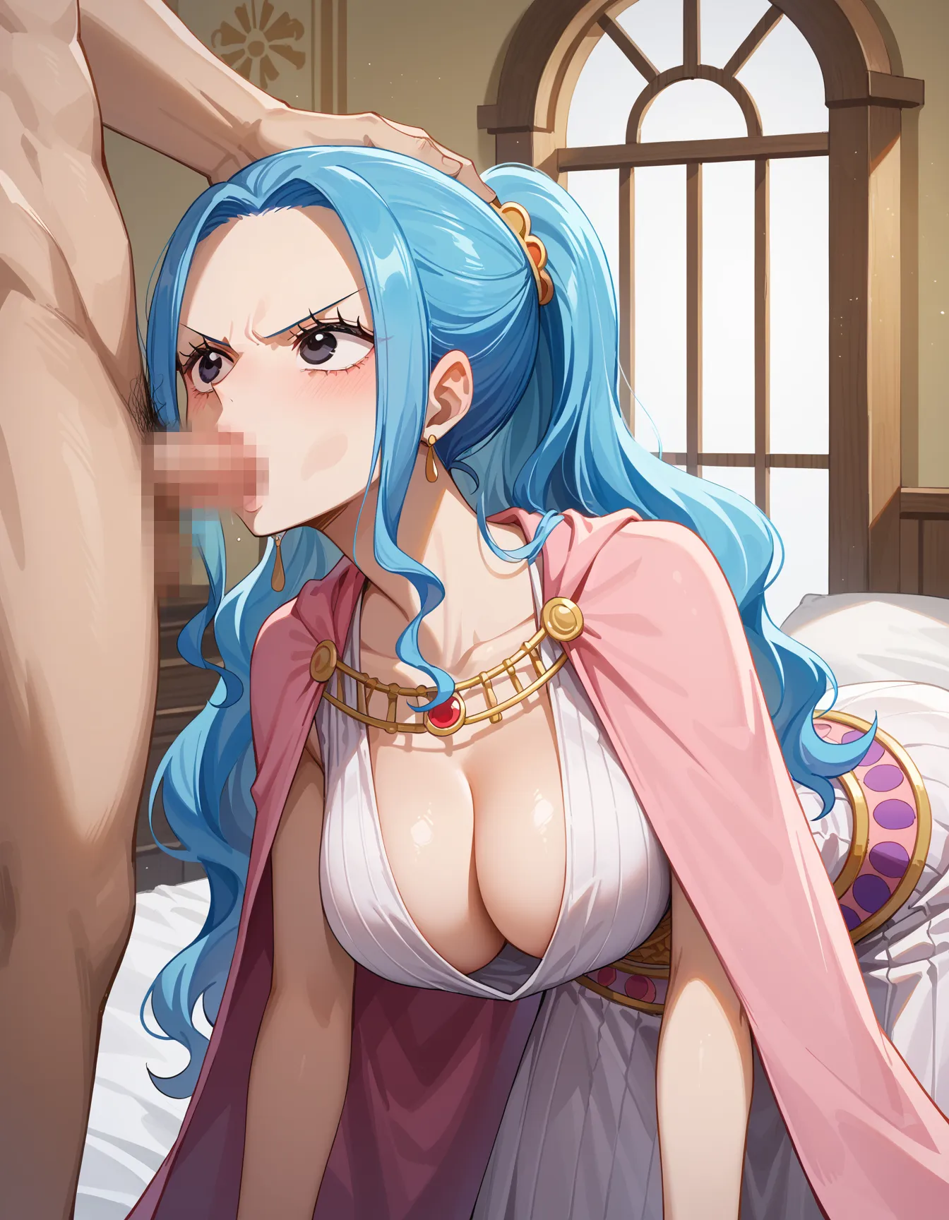 ワンピースに登場する砂漠の国の巨乳王女ビビちゃんのエッチなAI画像397枚！(10ページ目)の32枚目の画像です。