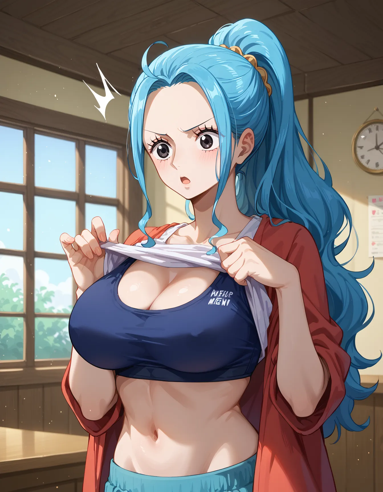 ワンピースに登場する砂漠の国の巨乳王女ビビちゃんのエッチなAI画像397枚！(10ページ目)の37枚目の画像です。