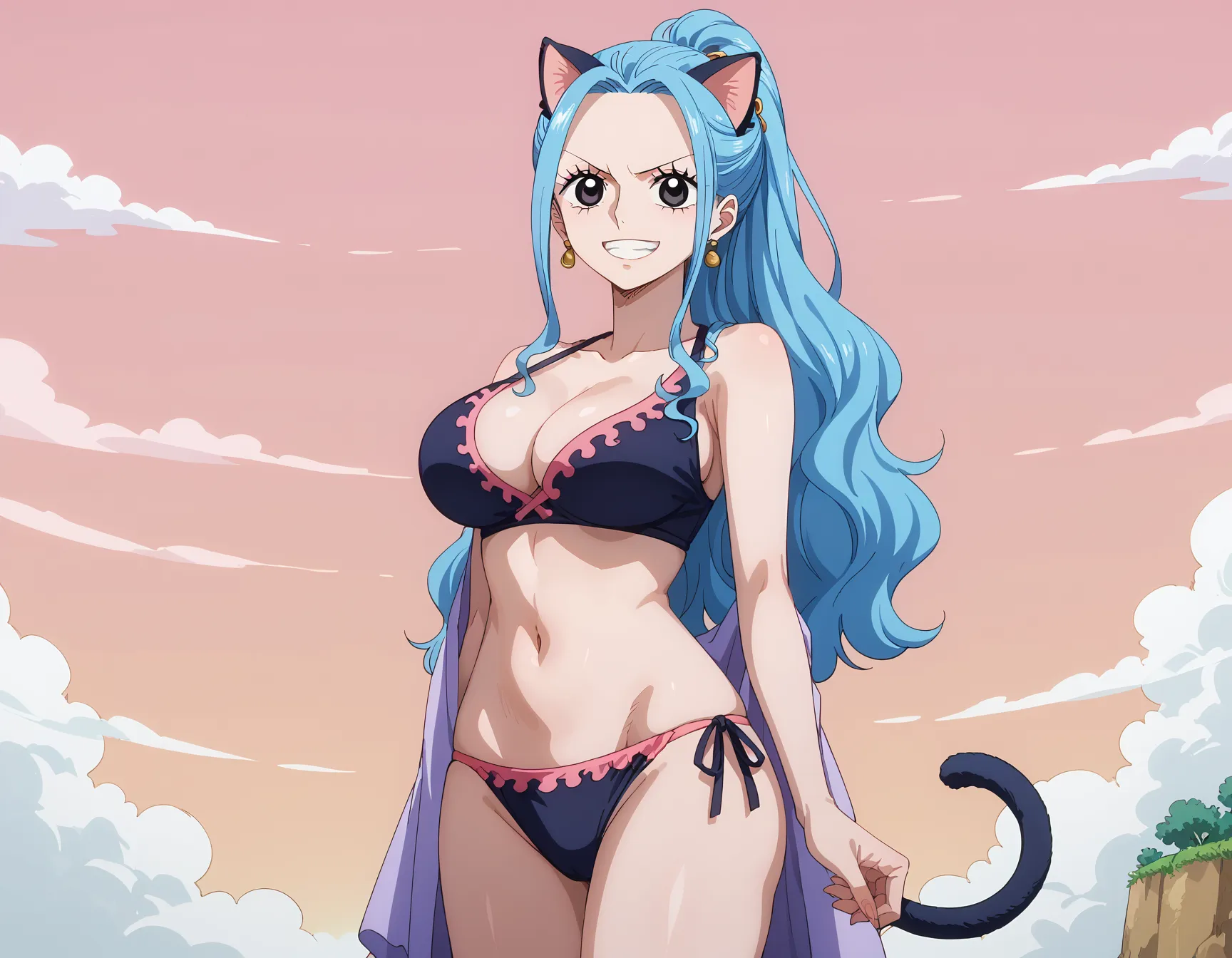 ワンピースに登場する砂漠の国の巨乳王女ビビちゃんのエッチなAI画像397枚！(2ページ目)の21枚目の画像です。