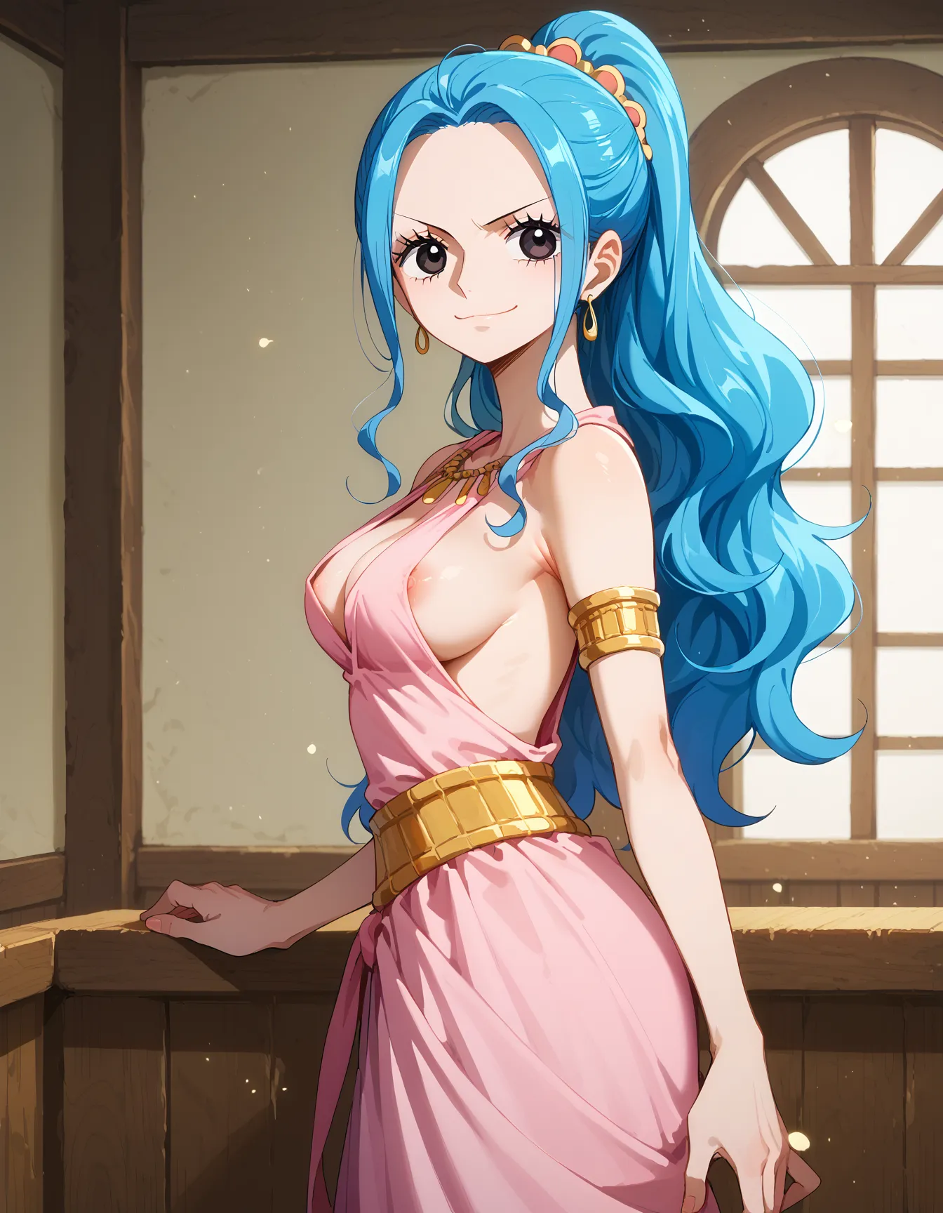 ワンピースに登場する砂漠の国の巨乳王女ビビちゃんのエッチなAI画像397枚！(4ページ目)の16枚目の画像です。