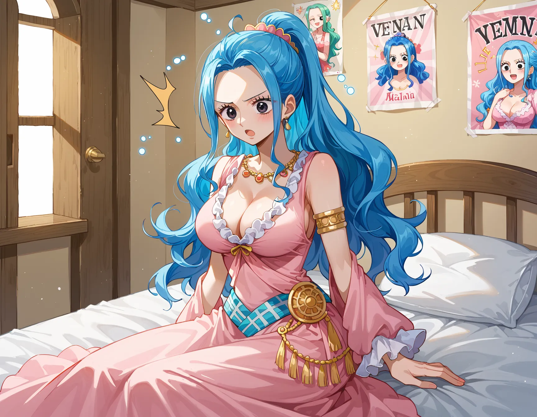ワンピースに登場する砂漠の国の巨乳王女ビビちゃんのエッチなAI画像397枚！(4ページ目)の25枚目の画像です。
