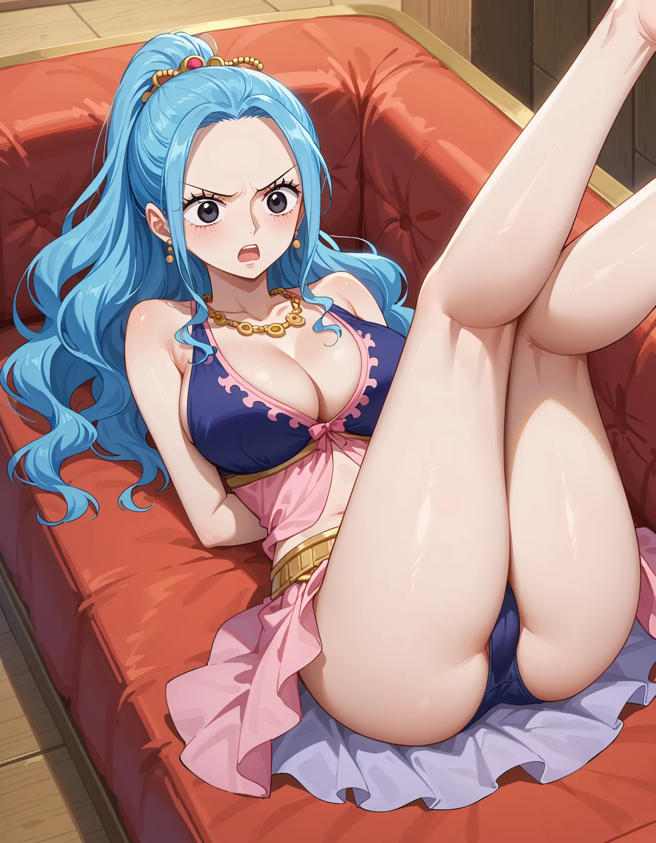 ワンピースに登場する砂漠の国の巨乳王女ビビちゃんのエッチなAI画像397枚！(5ページ目)の25枚目の画像です。