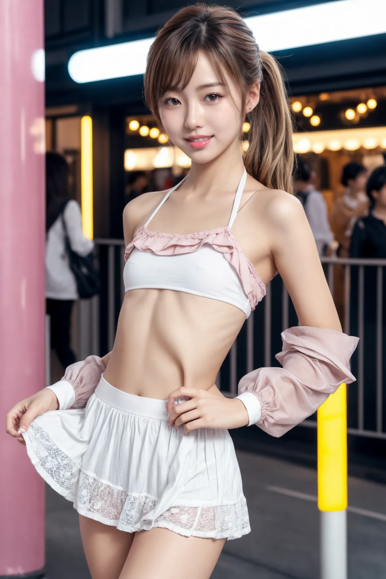 童顔で控えめおっぱいが超キュート！派手で可愛い女の子のエッチなAI画像316枚！(2ページ目) 40 image