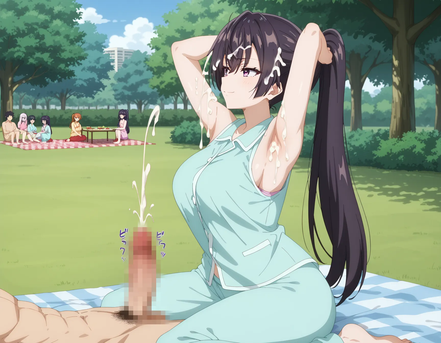 ロシデレに登場する成績優秀で実は痴女？！なゆきちゃんのエッチなAI画像386枚！(4ページ目)の22枚目の画像です。