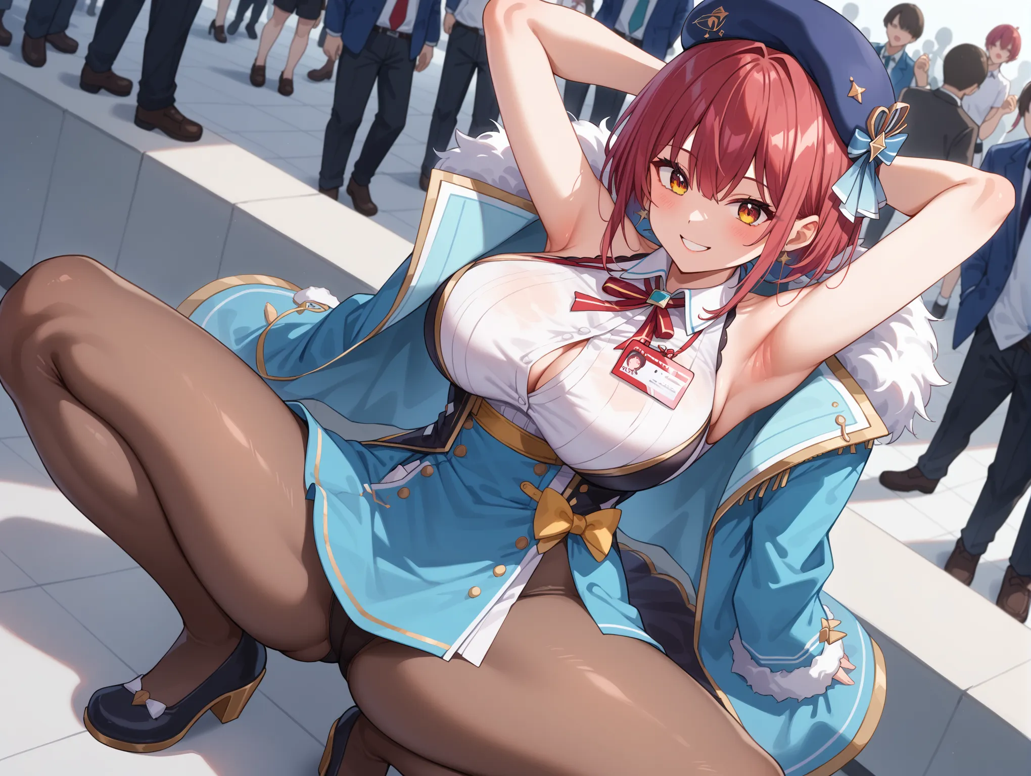 ホロライブ所属のVTuberマリンちゃんのエッチなAI画像394枚！(6ページ目)の17枚目の画像です。