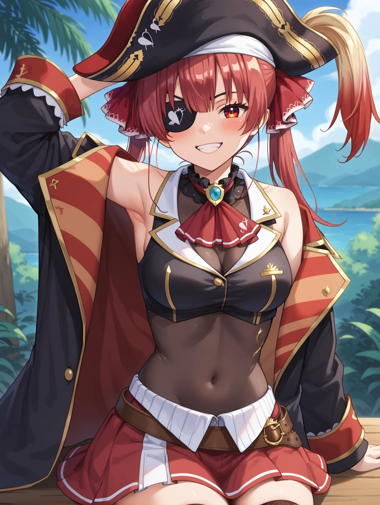 ホロライブ所属のVTuberマリンちゃんのエッチなAI画像394枚！(8ページ目)の9枚目の画像です。