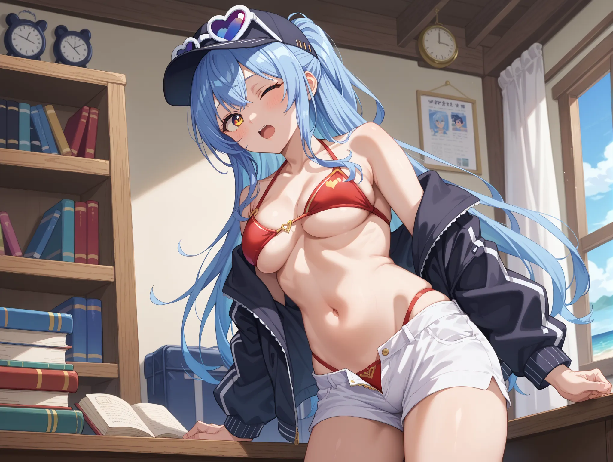 ホロライブ所属のVTuberすいちゃんのエッチなAI画像355枚！(3ページ目)の34枚目の画像です。