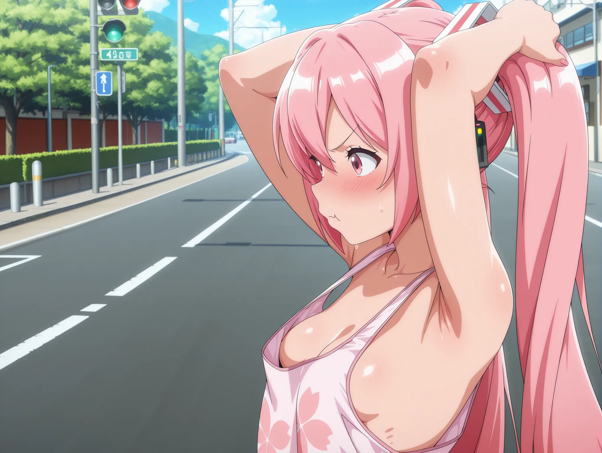 セクシーで可愛い「桜ミク」のエロ画像_part3の35枚目の画像です。